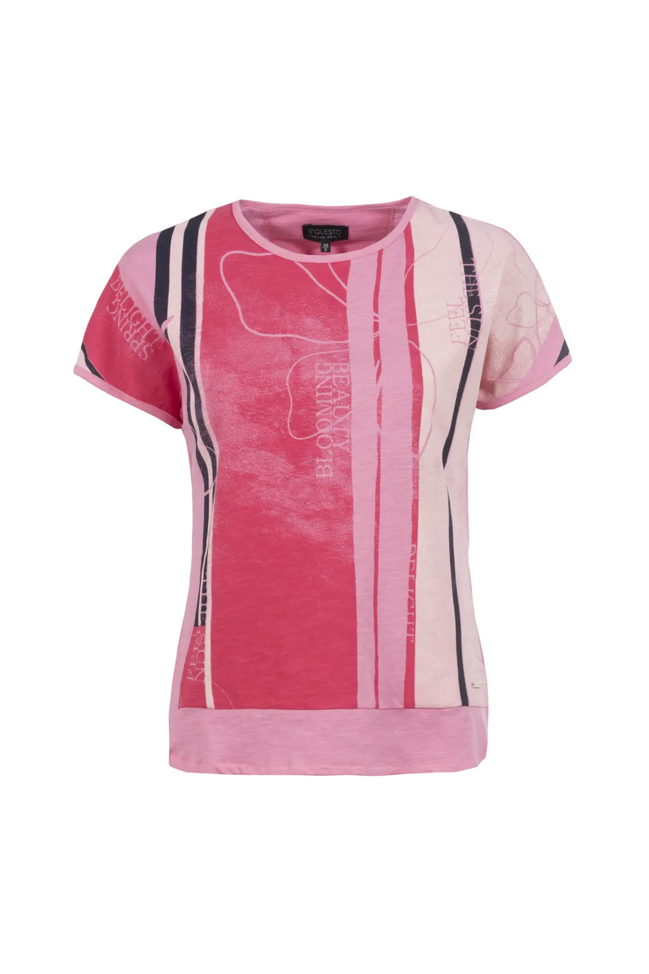 Sequesto Soft Rose Print T-Shirt
Style 6180-505725 - Image 2