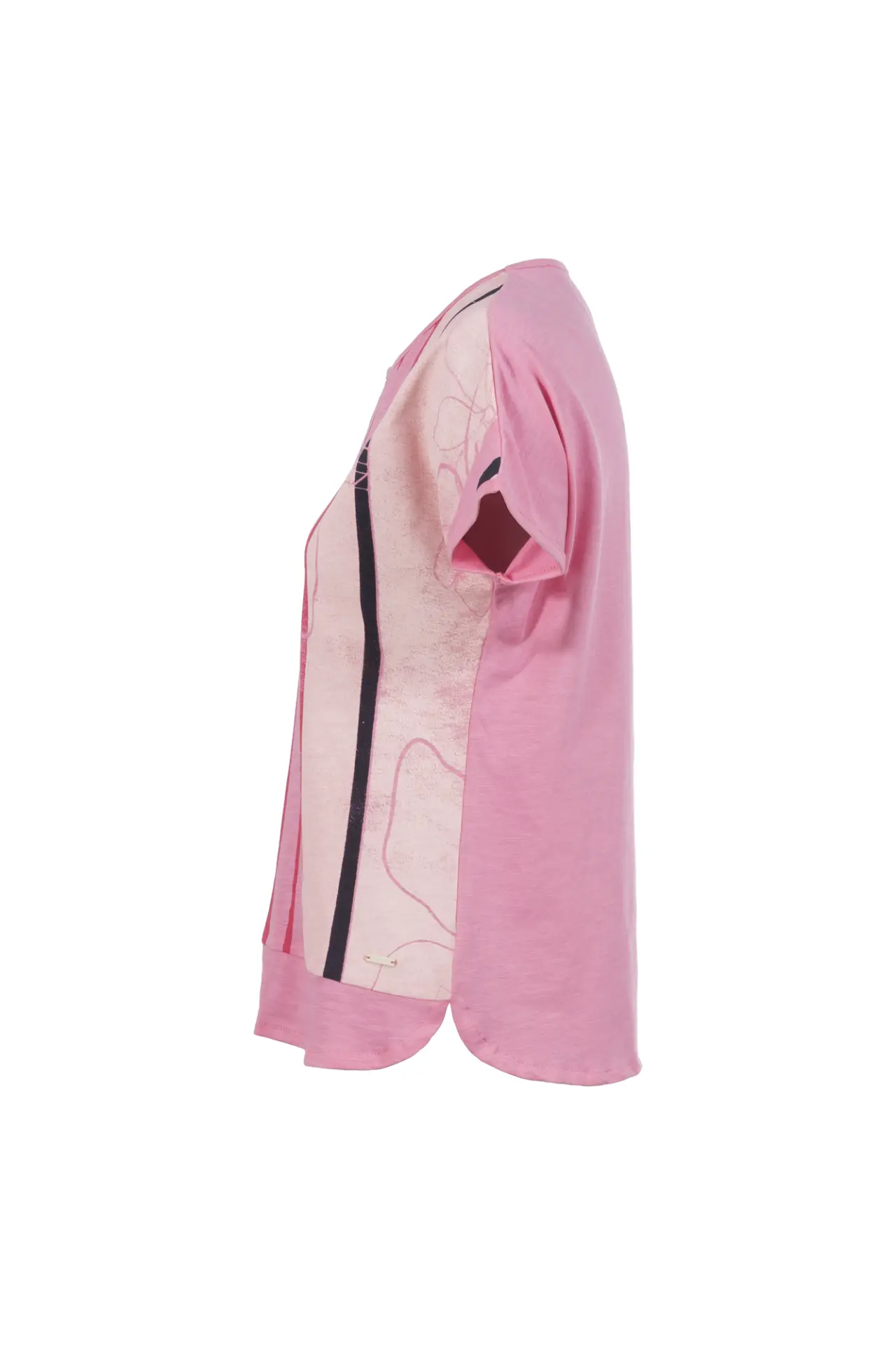 Sequesto Soft Rose Print T-Shirt
Style 6180-505725 - Image 4
