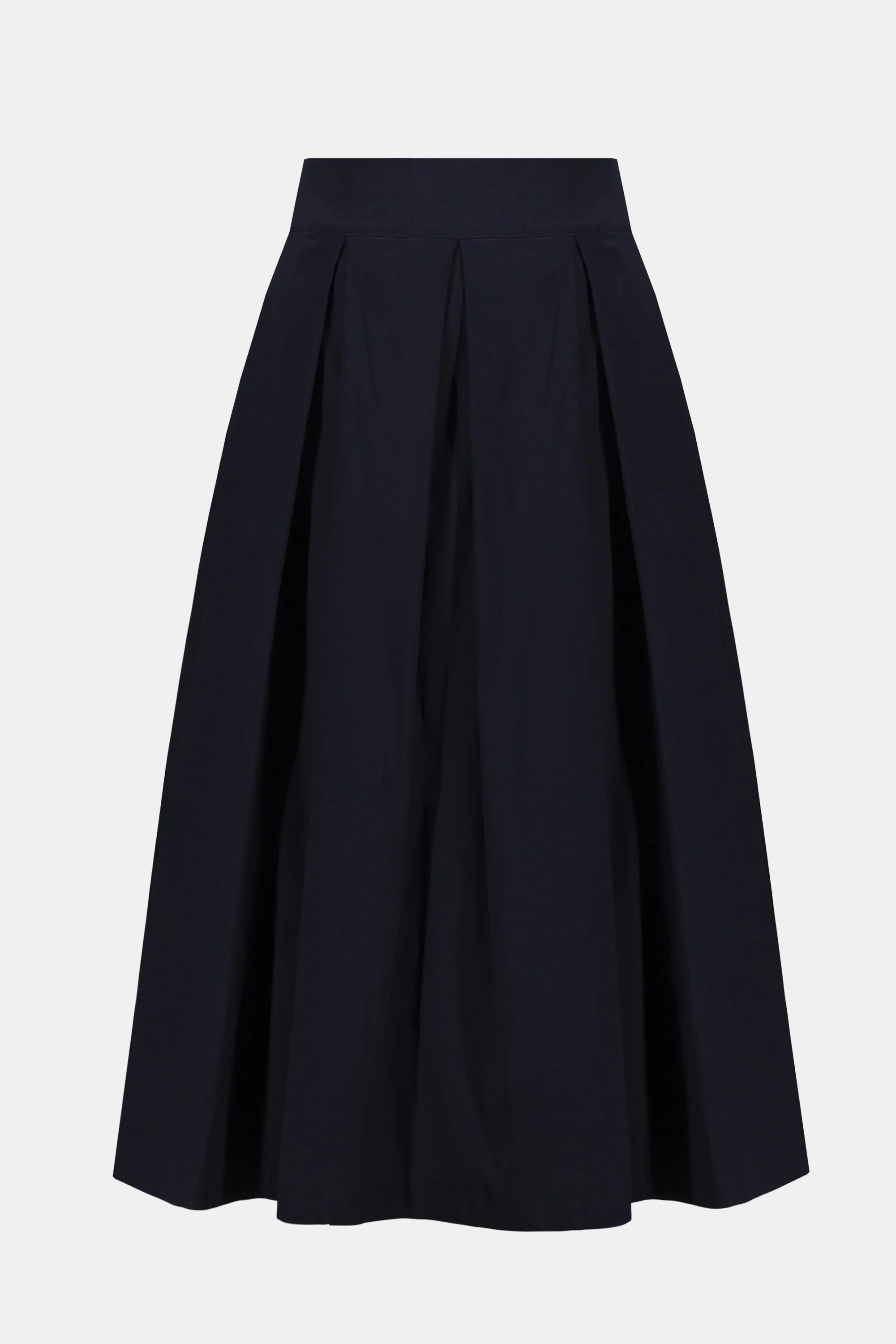 Signature | |Stretch Taffeta Flared Skirt With Box Pleats
261757 - Image 7