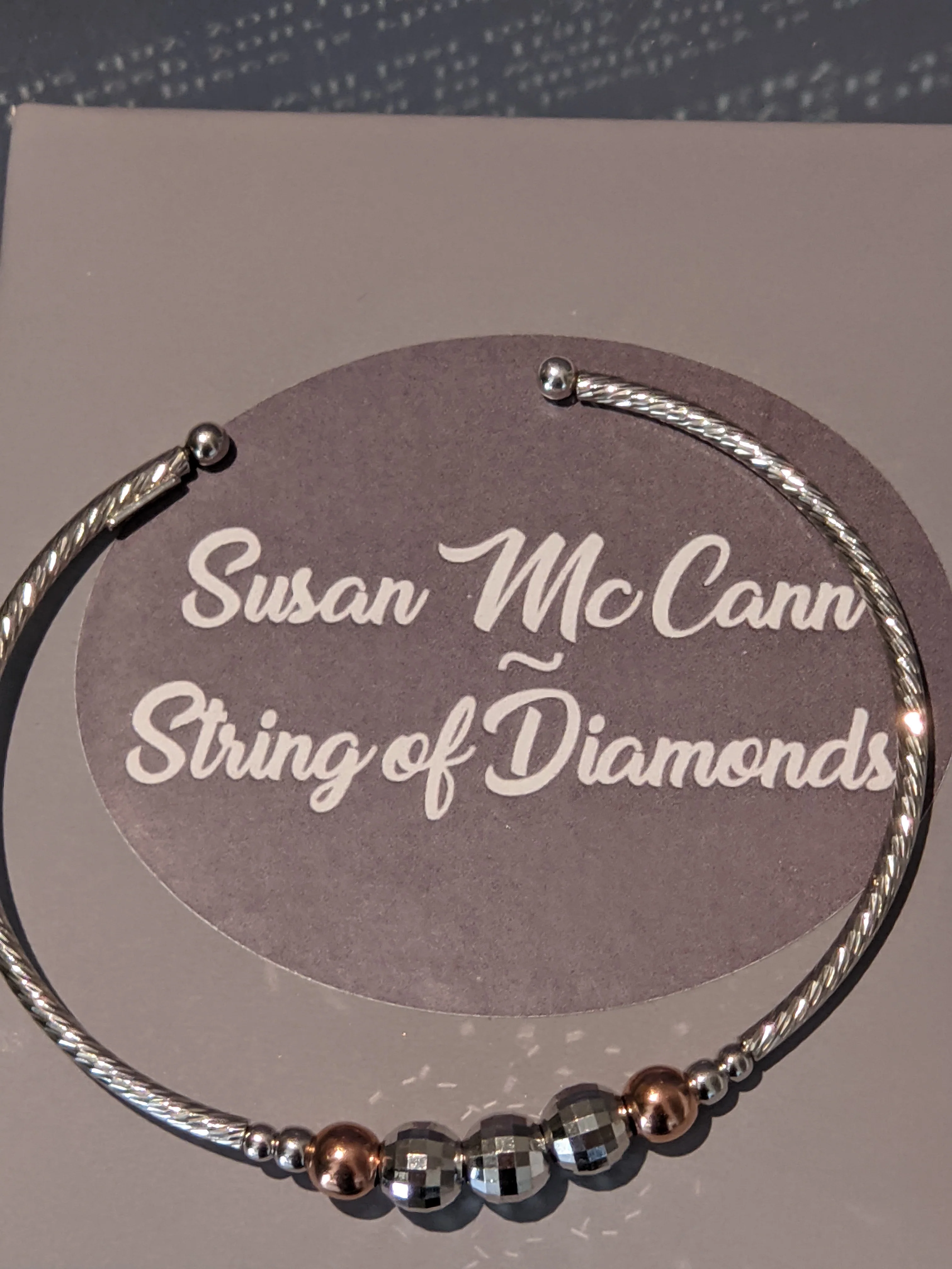 Sterling silver susan mc cann bracelet - Image 3