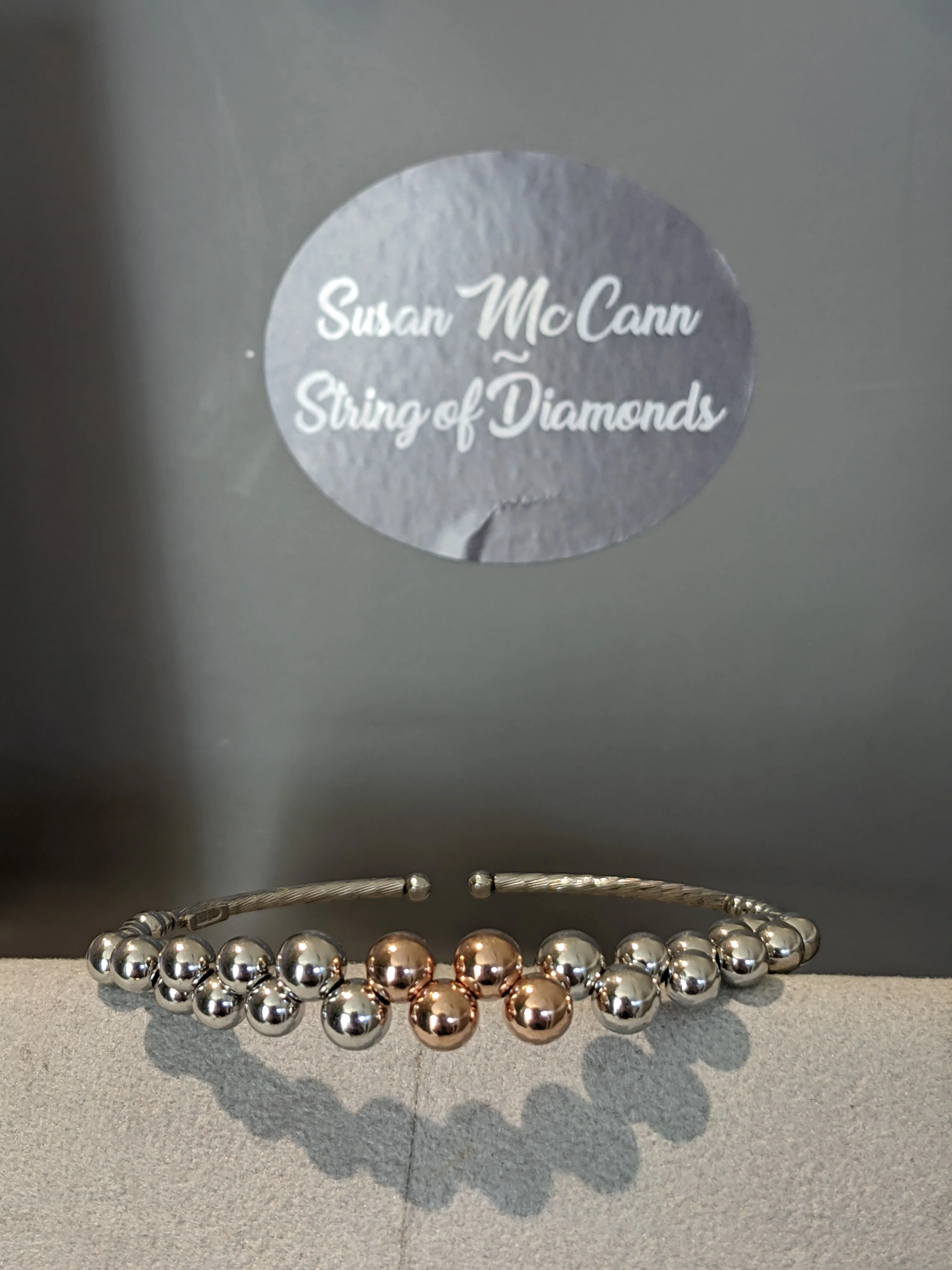 Sterling silver susan mc cann bracelet - Image 7