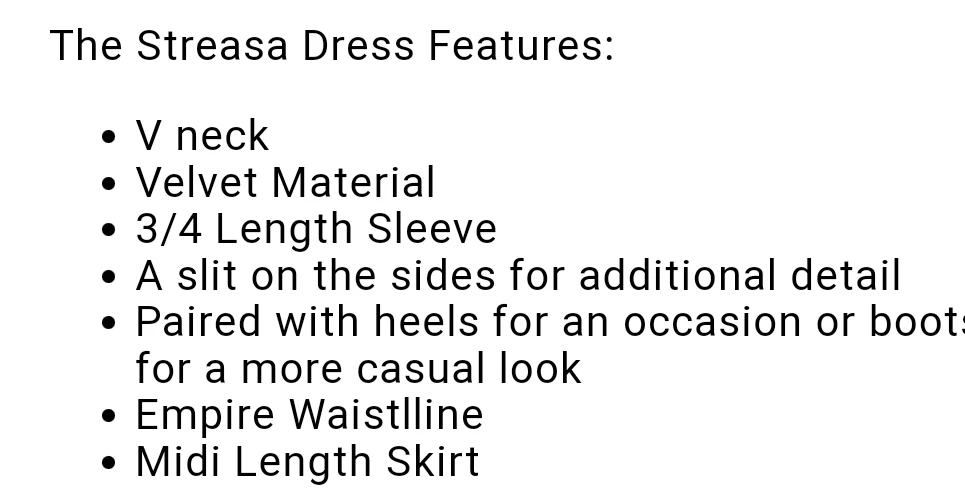 Streasa black velvet dress - Image 7