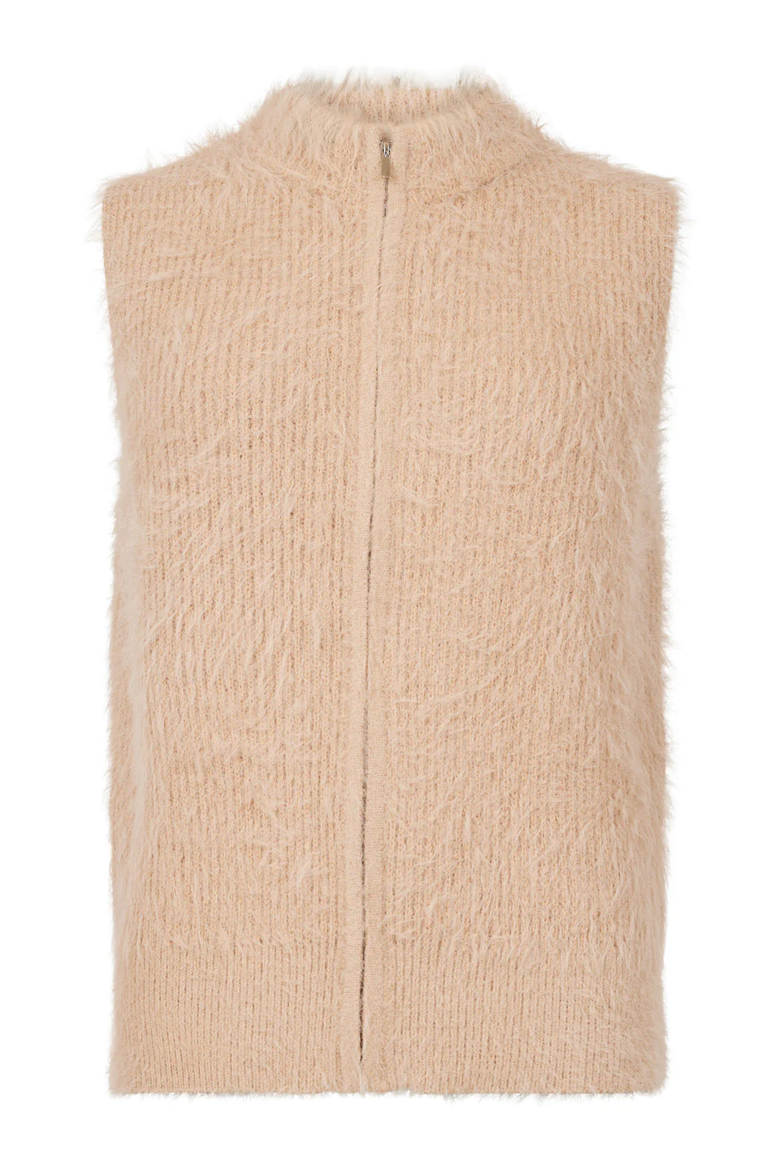 SUNDAY Light Taupe Knit Gilet - Image 3