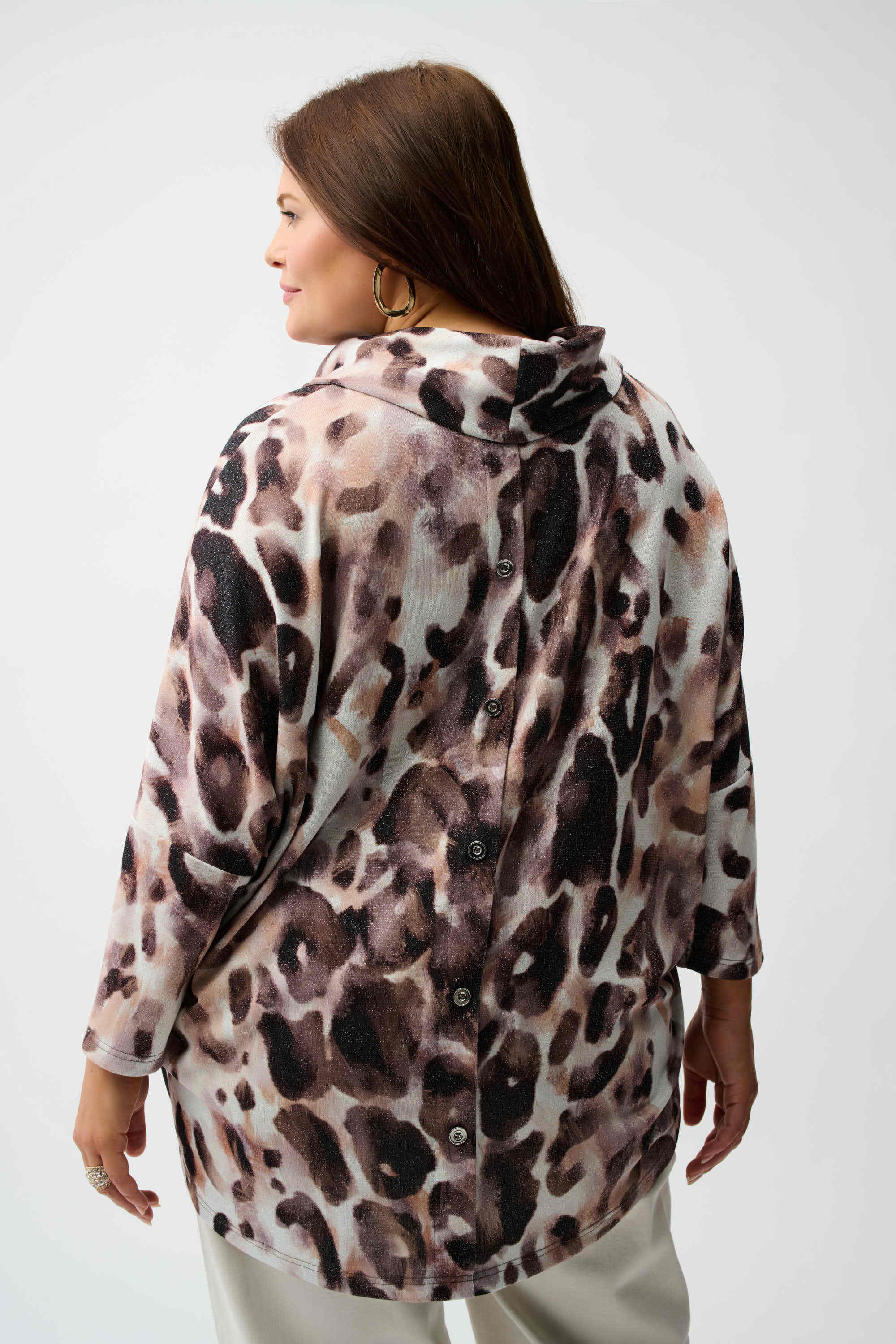 Sweater Knit Animal Print Tunic
254033 - Image 6