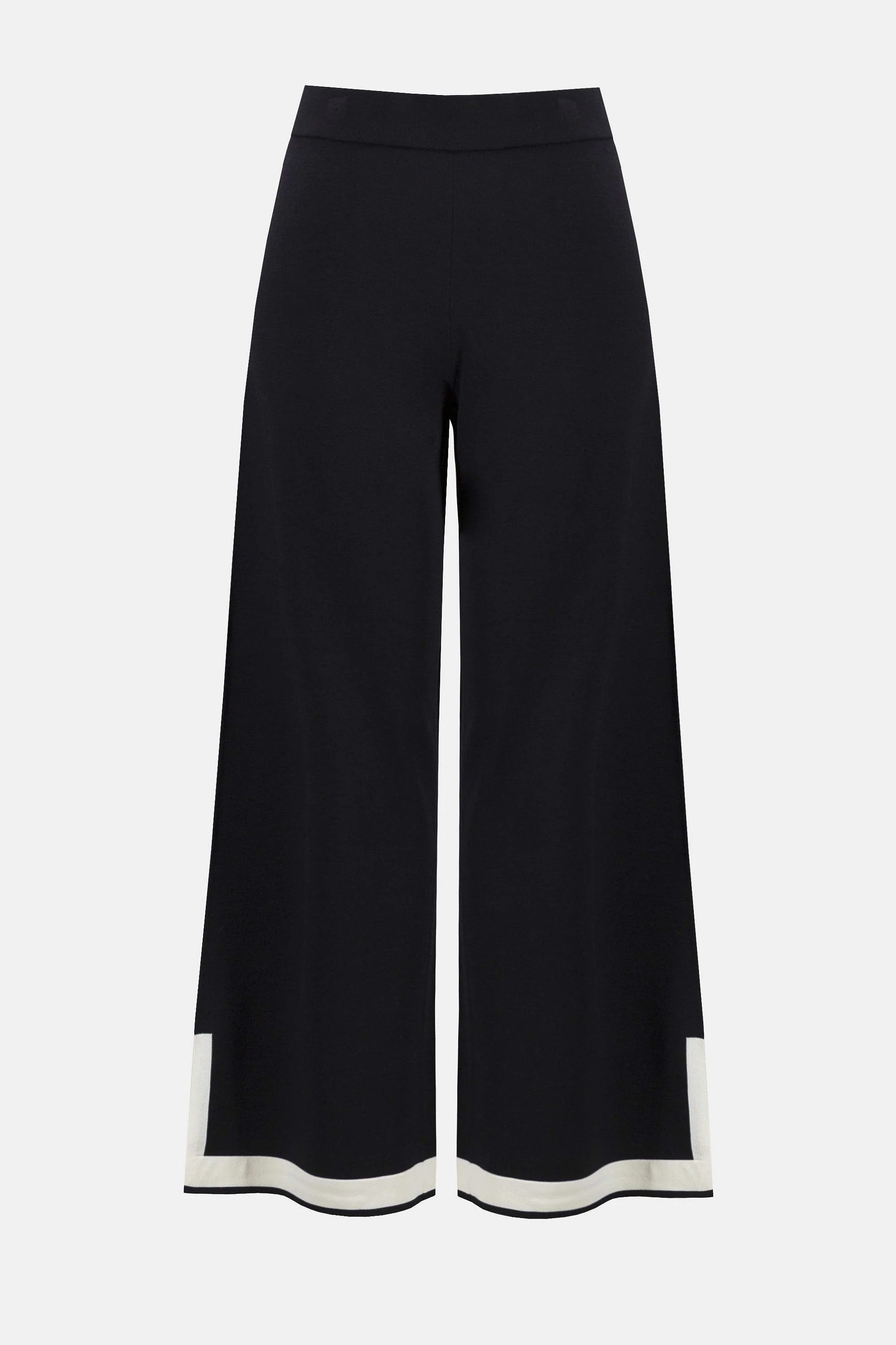 Sweater Knit Colour Block Culotte Pants - Image 5