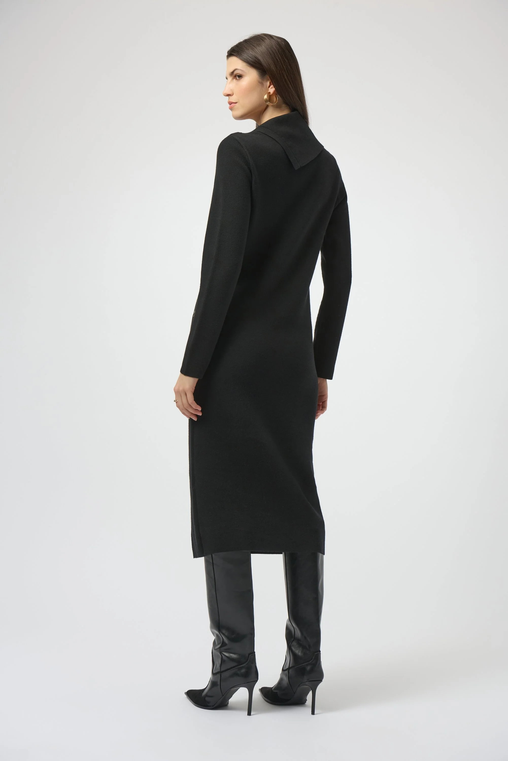 Sweater Knit Sheath Dress with Eyelet Detail
254957 - Image 3