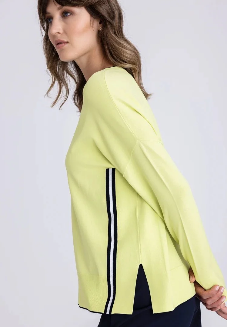TUZZI 411.057 Diva state of mind- Lime jumper - Image 4