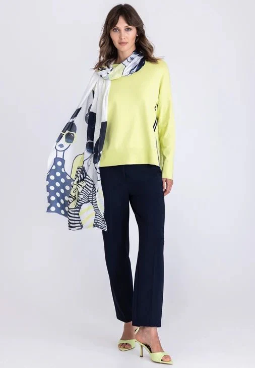 TUZZI 411.770 Diva state of mind- Graphic scarf - Image 2