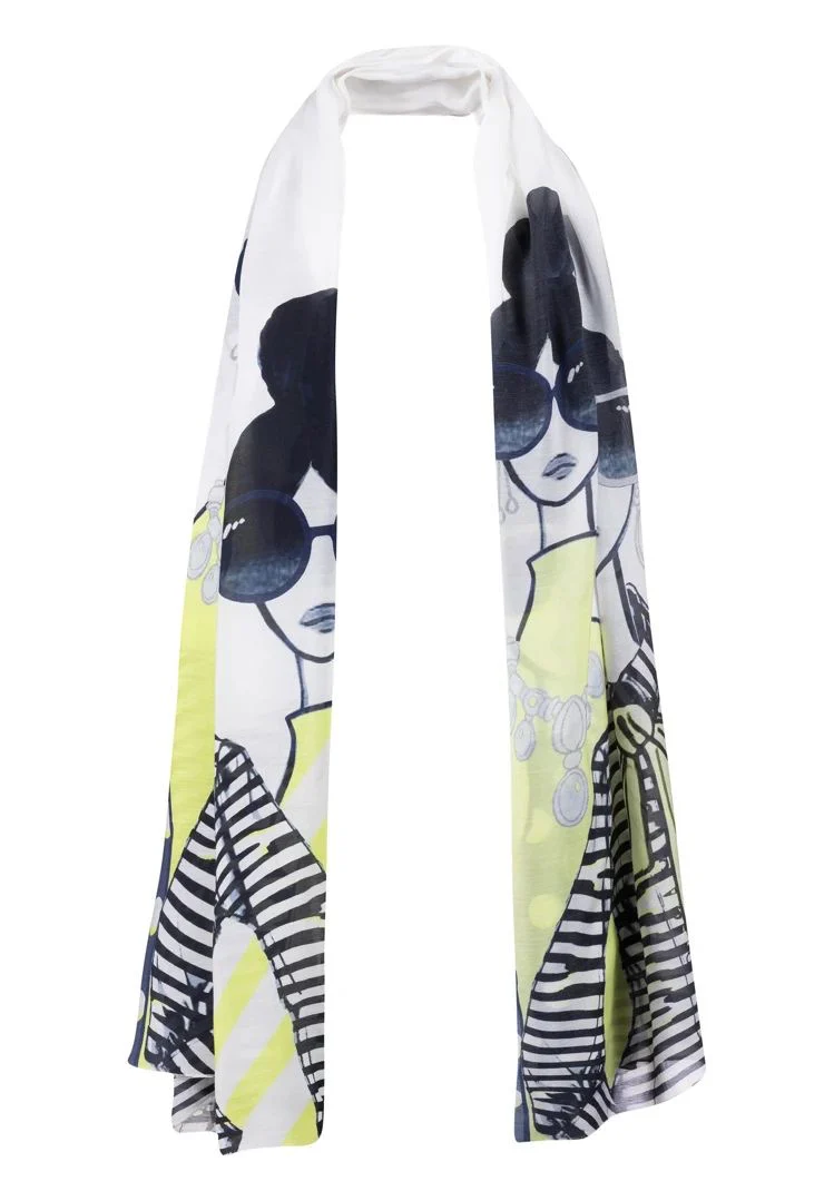 TUZZI 411.770 Diva state of mind- Graphic scarf - Image 3