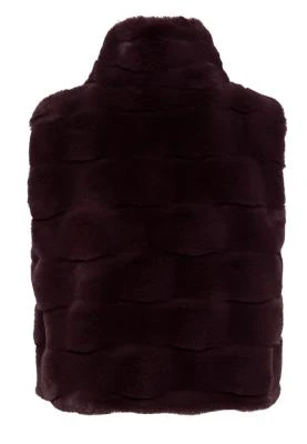 Tuzzi blackberry faux fur gilet - Image 3