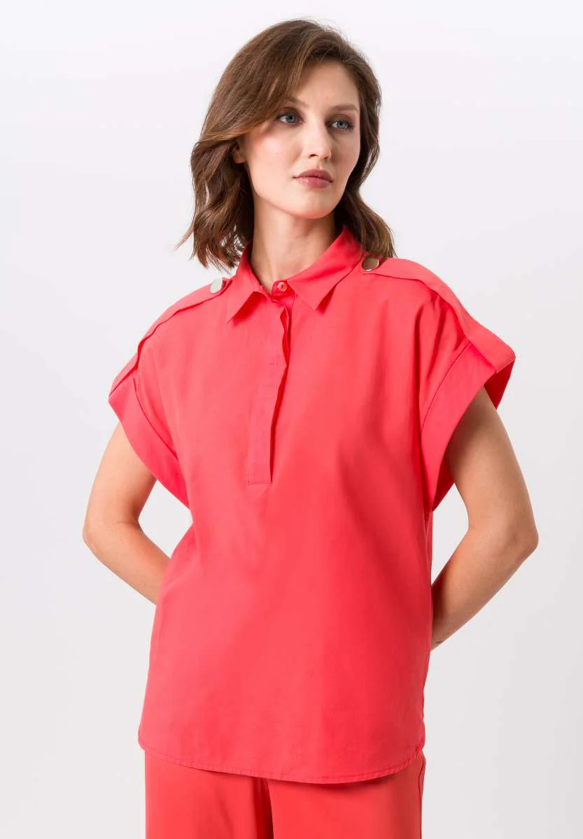 Tuzzi blouse with shoulder details - Image 2