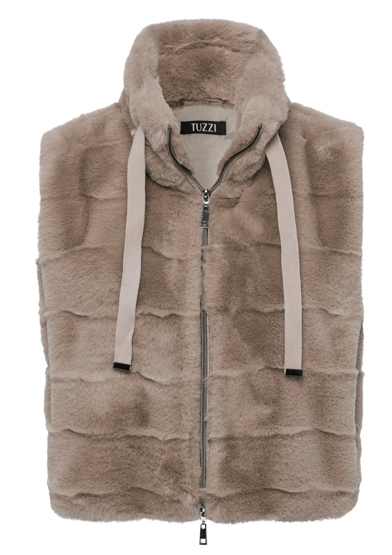 TUZZI fur zip gilet - Image 3