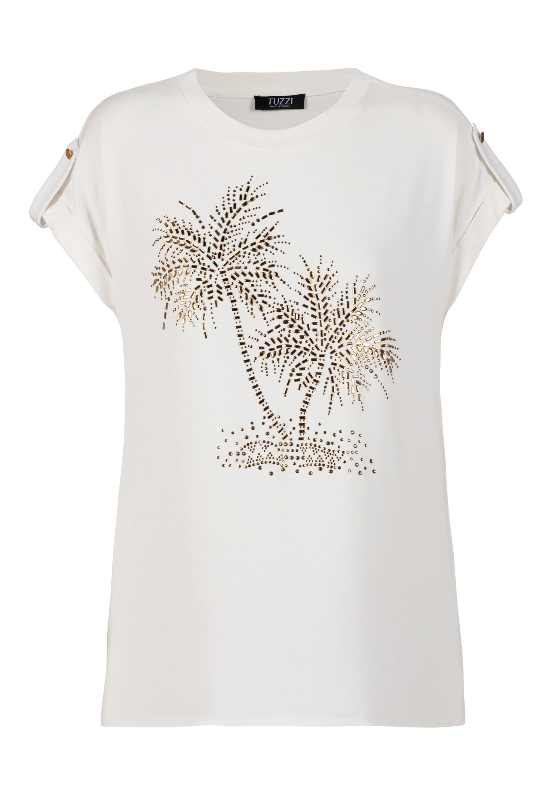 TUZZI Golden Oasis 413.458 diamanté tree tee - Image 2