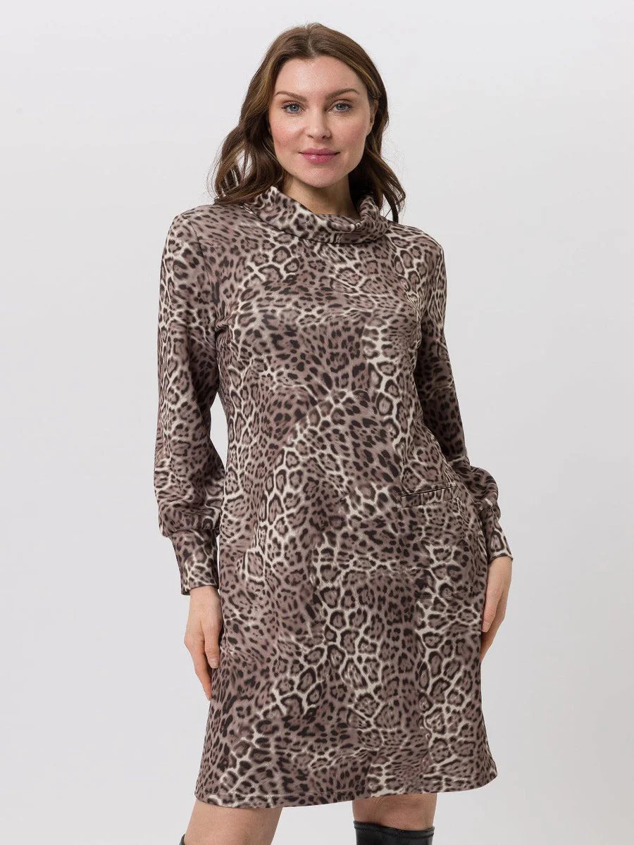 TUZZI leopard print tunic dress - Image 3