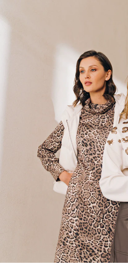 TUZZI leopard print tunic dress - Image 6