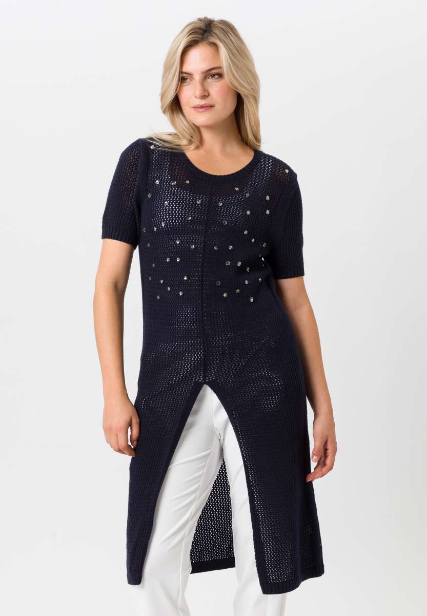 Tuzzi navy tunic - Image 2