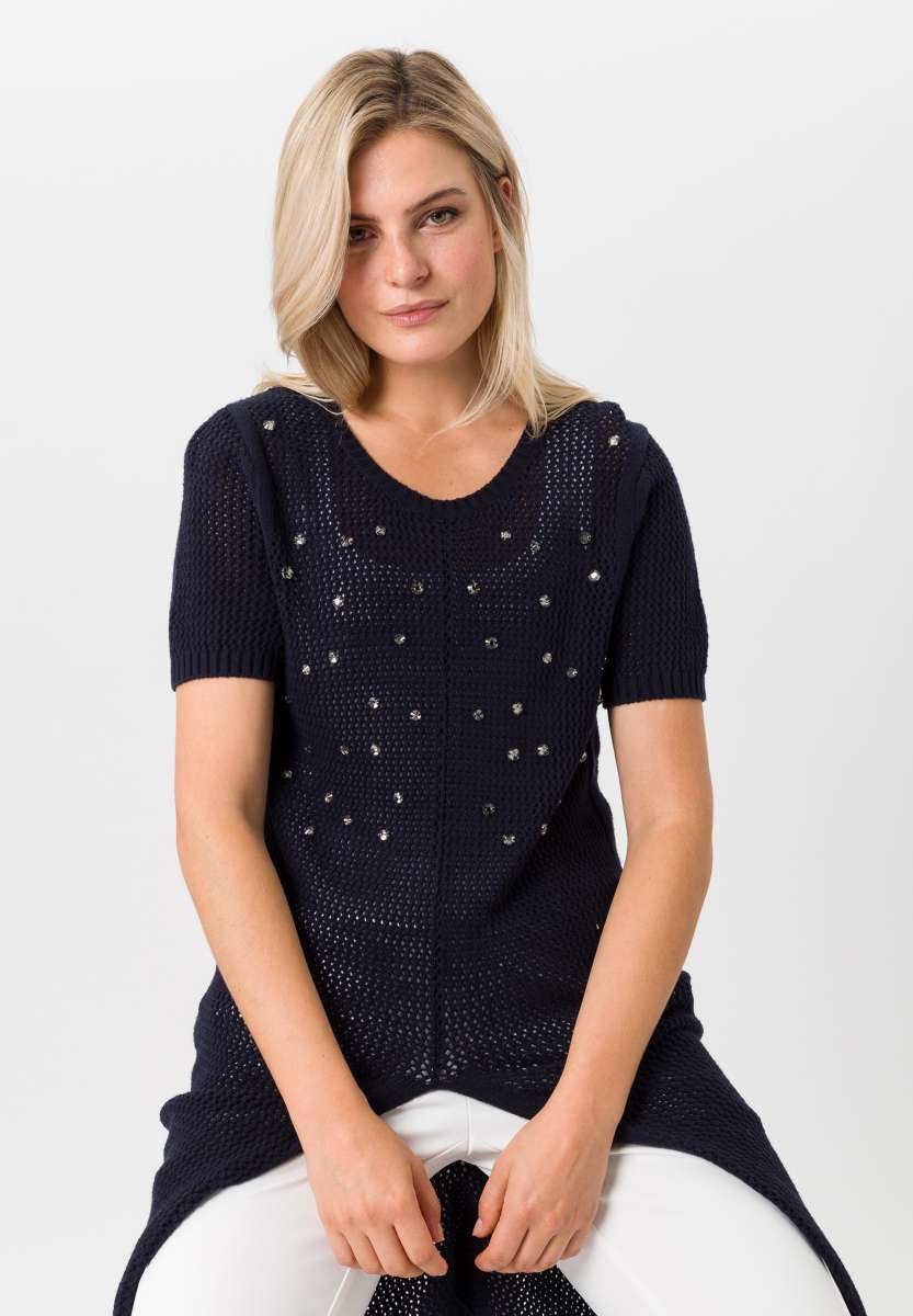 Tuzzi navy tunic - Image 3