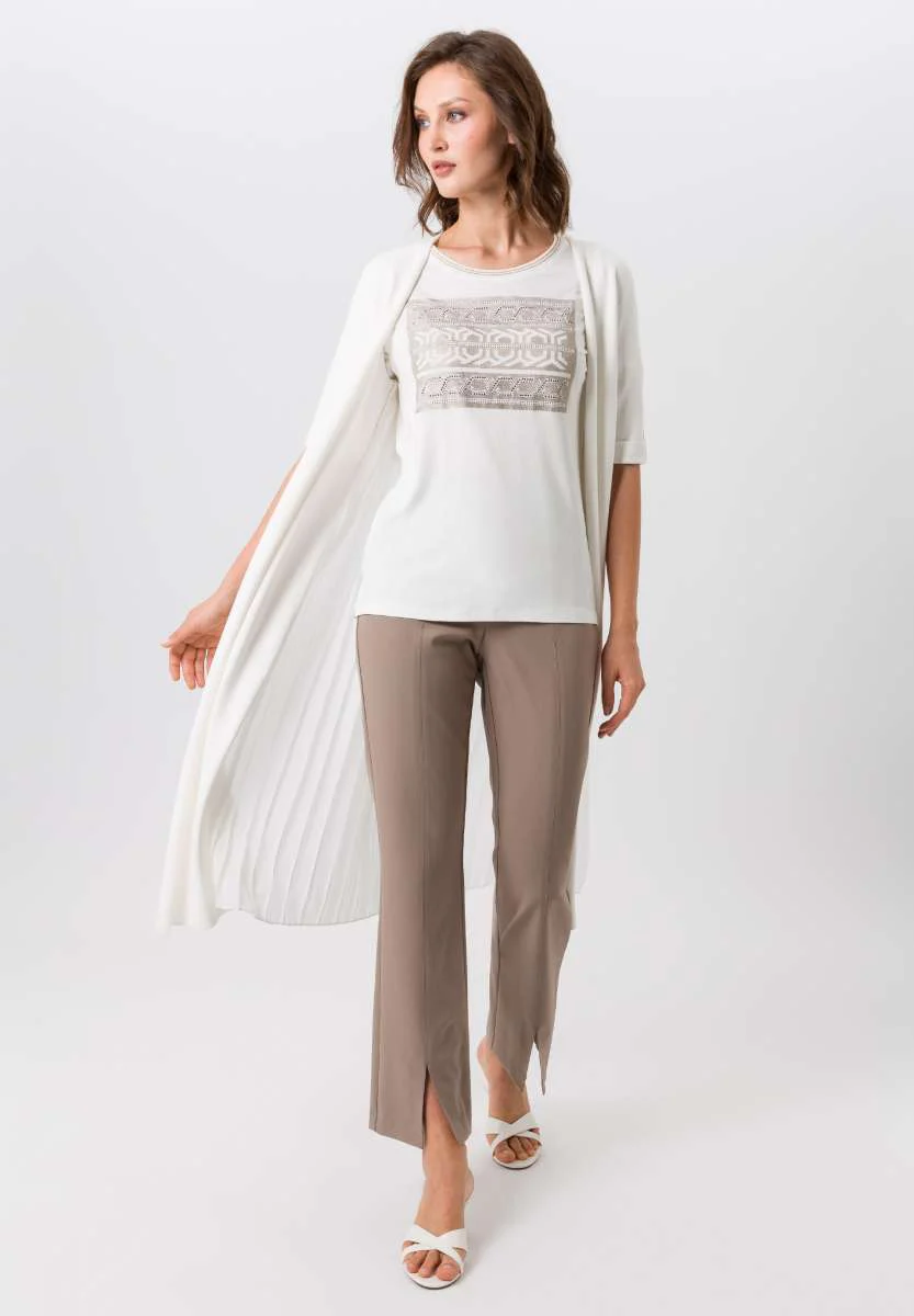 Tuzzi pants with slits - Image 2