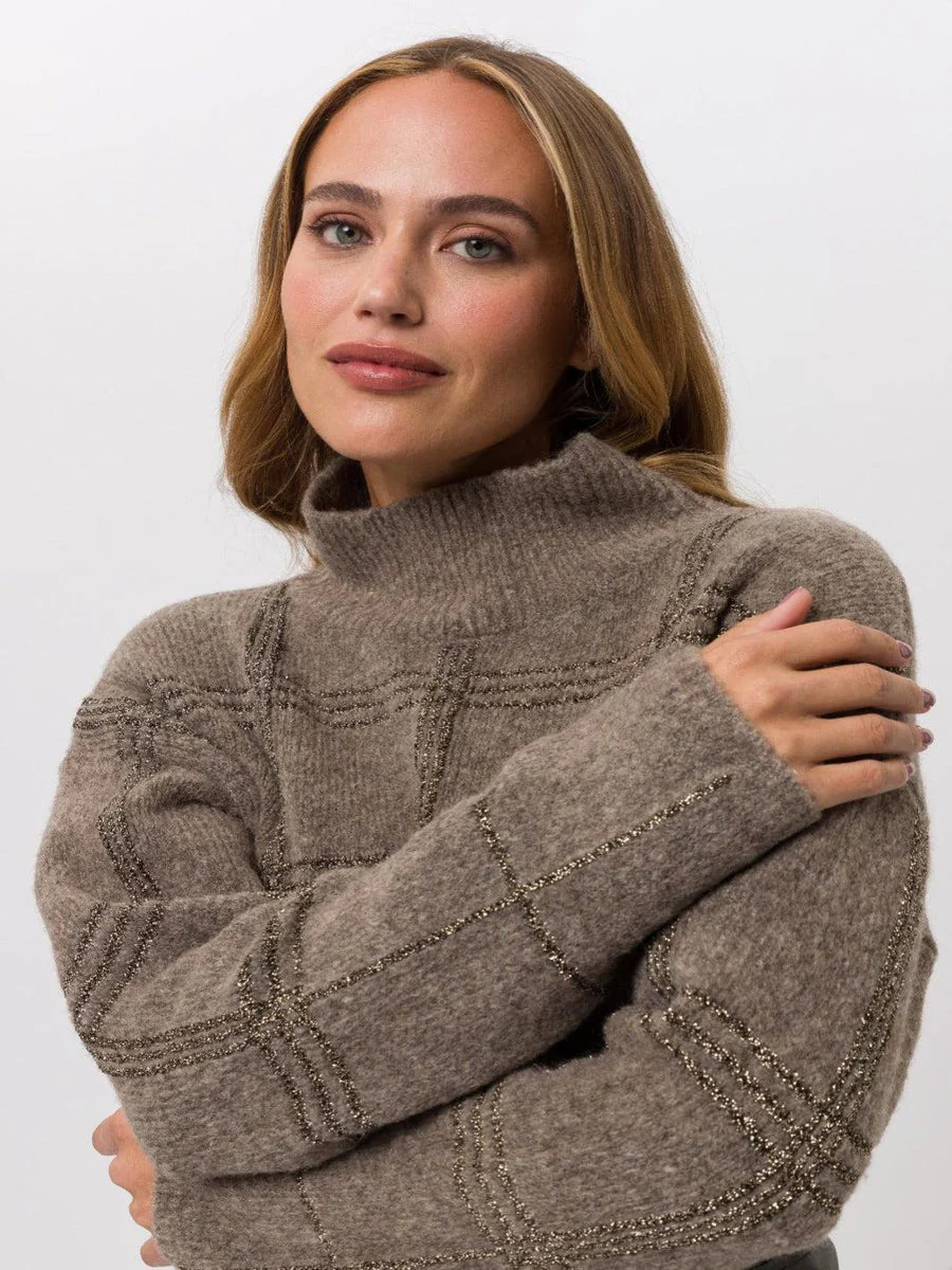 TUZZI plaid knit jumper - Image 3