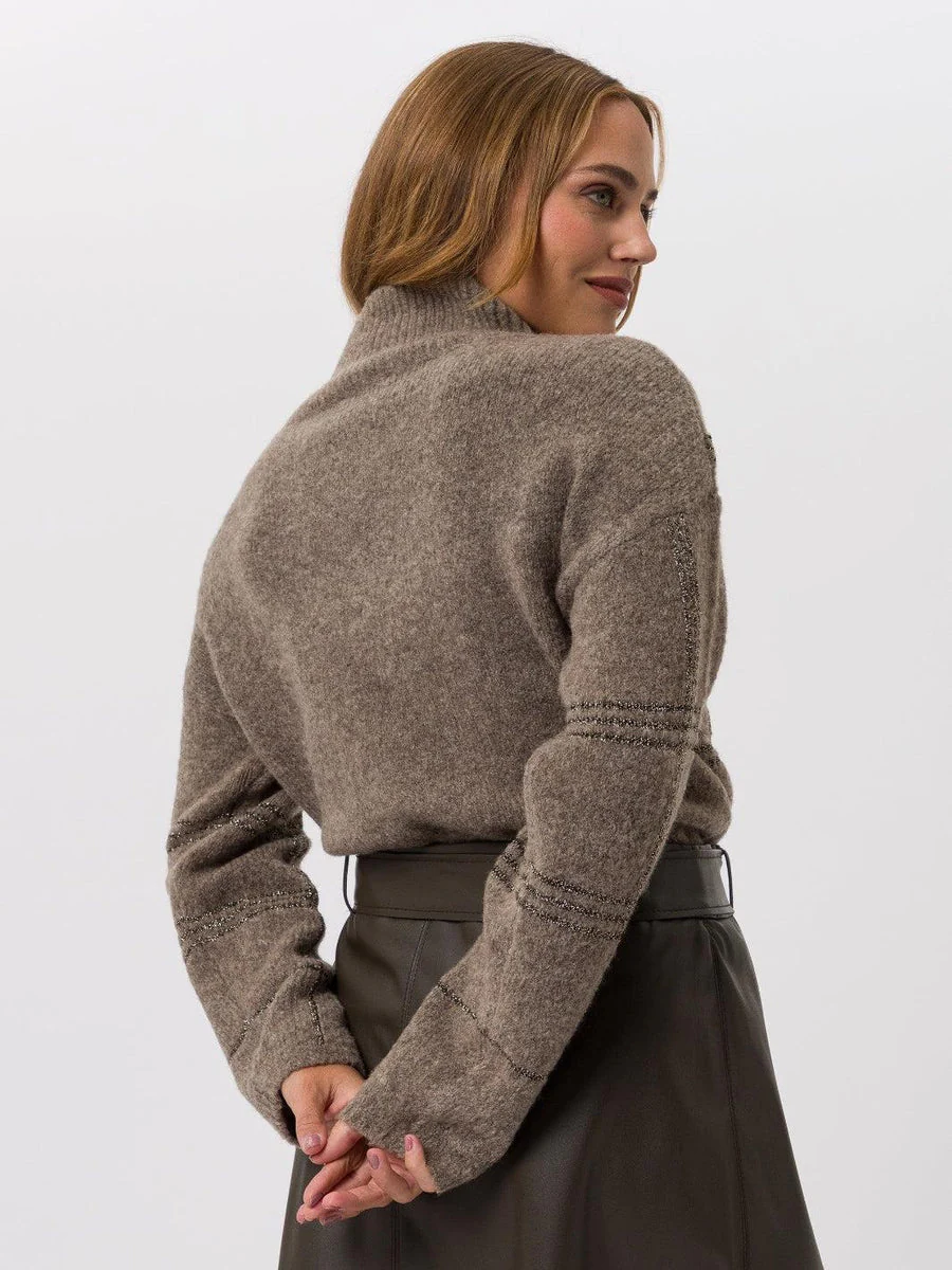TUZZI plaid knit jumper - Image 5