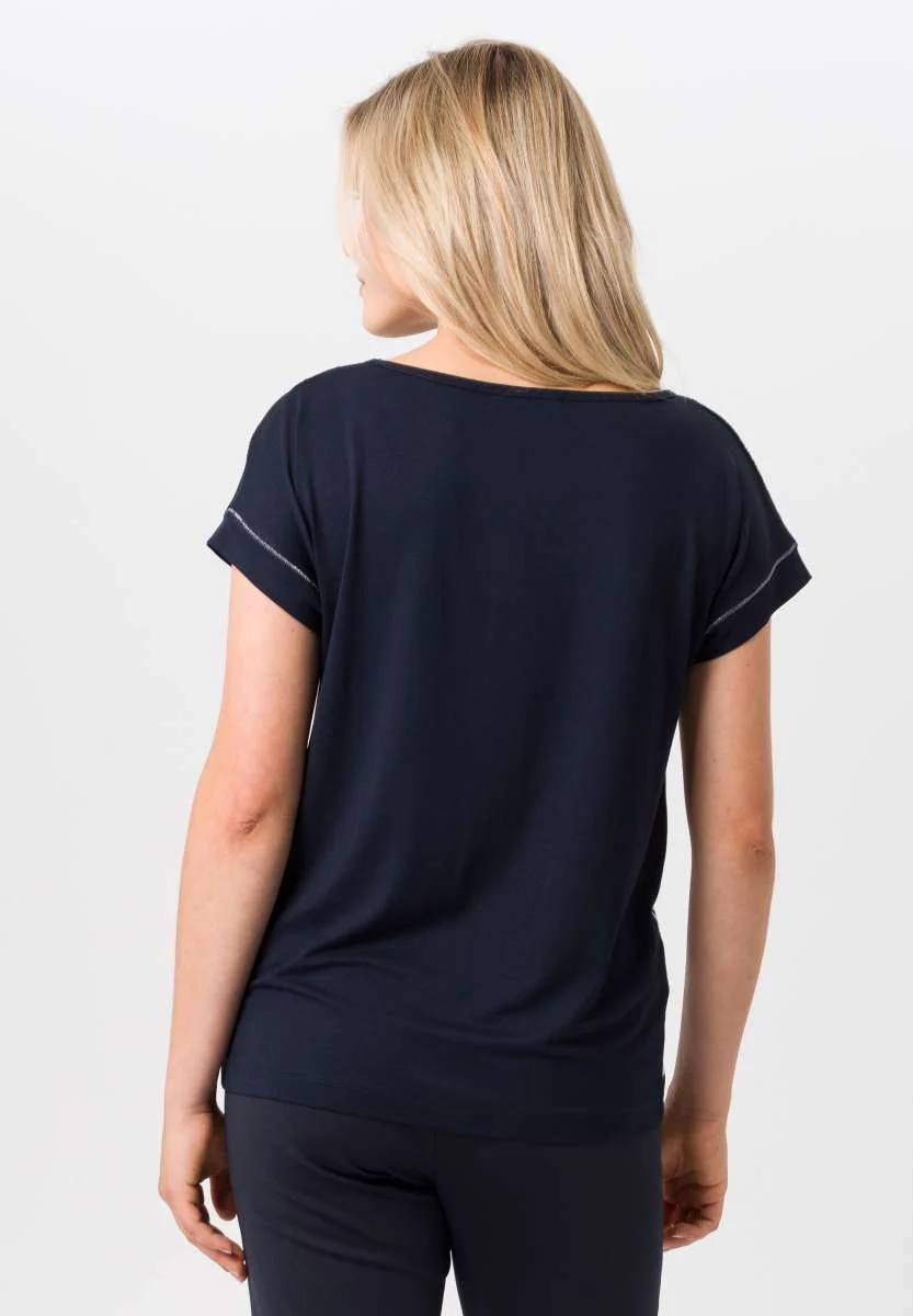 Tuzzi short sleeve stripe  sweater - Image 2