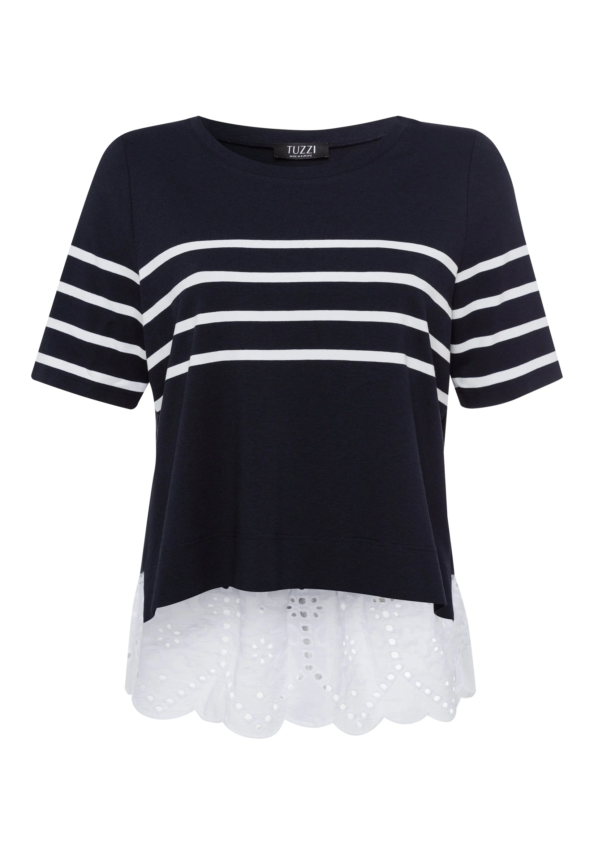 Tuzzi short sleeve stripe  sweater - Image 5