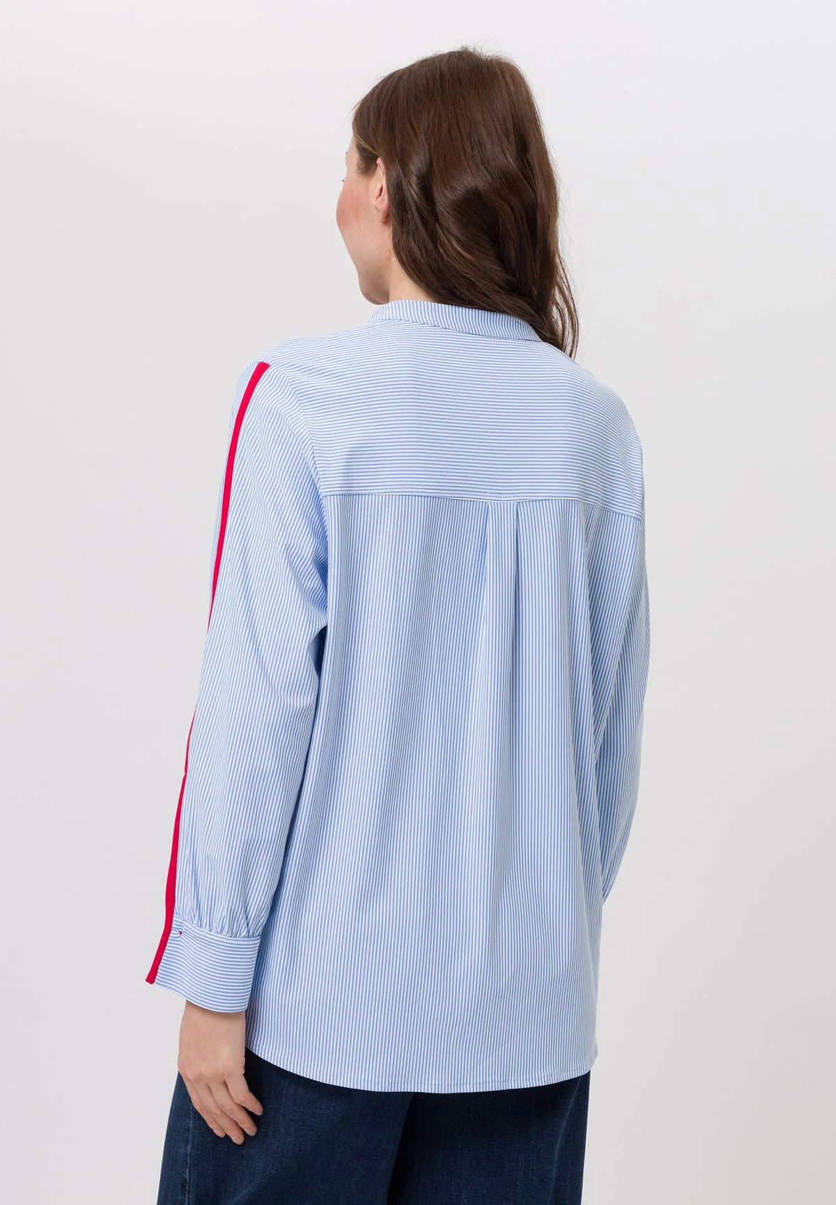 Tuzzi White and Light Blue Striped Shirt - Image 7