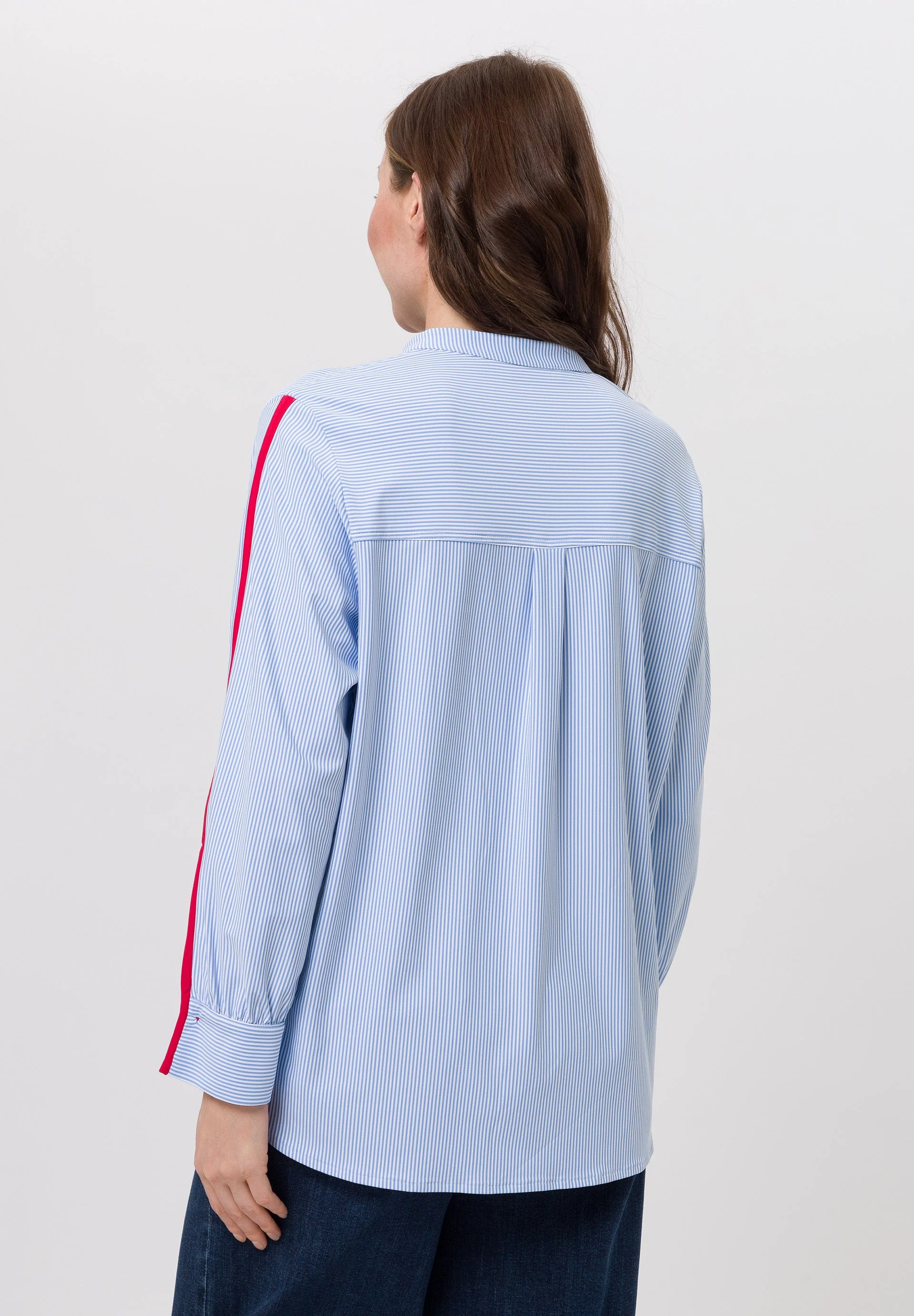 Tuzzi White and Light Blue Striped Shirt - Image 9