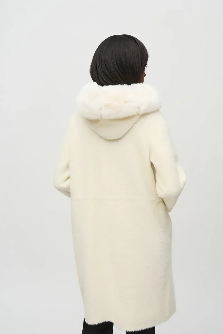 244929 Joseph Ribkoff vanilla coat - Image 4