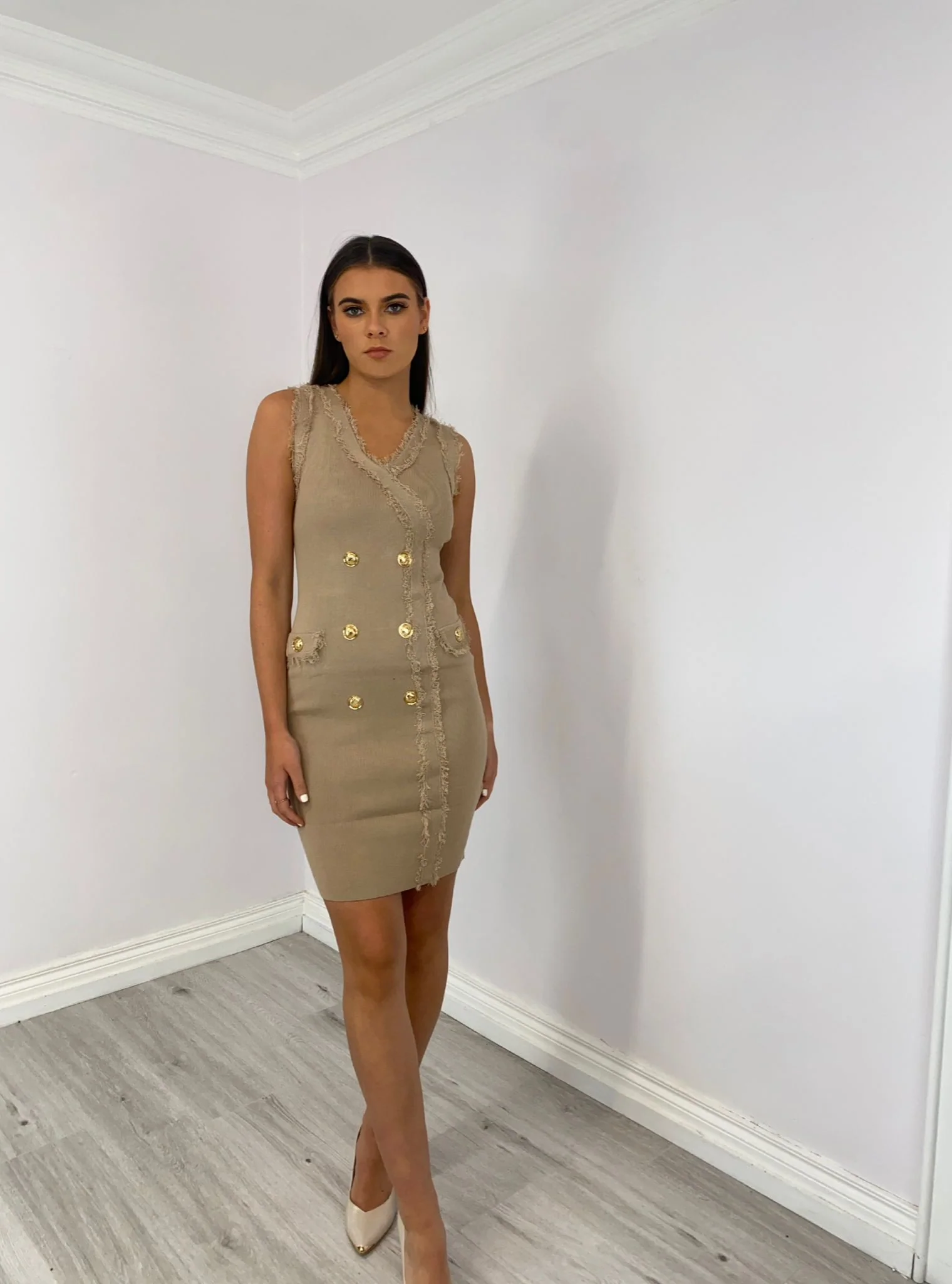 Sylvie nude dress - Image 3