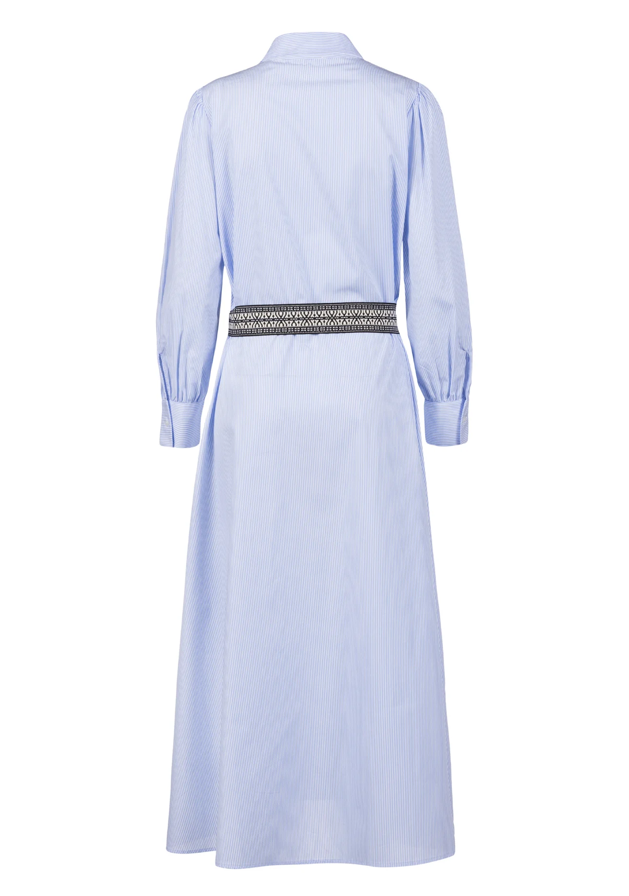 TUZZI soft blue striped shirt dress - Image 4