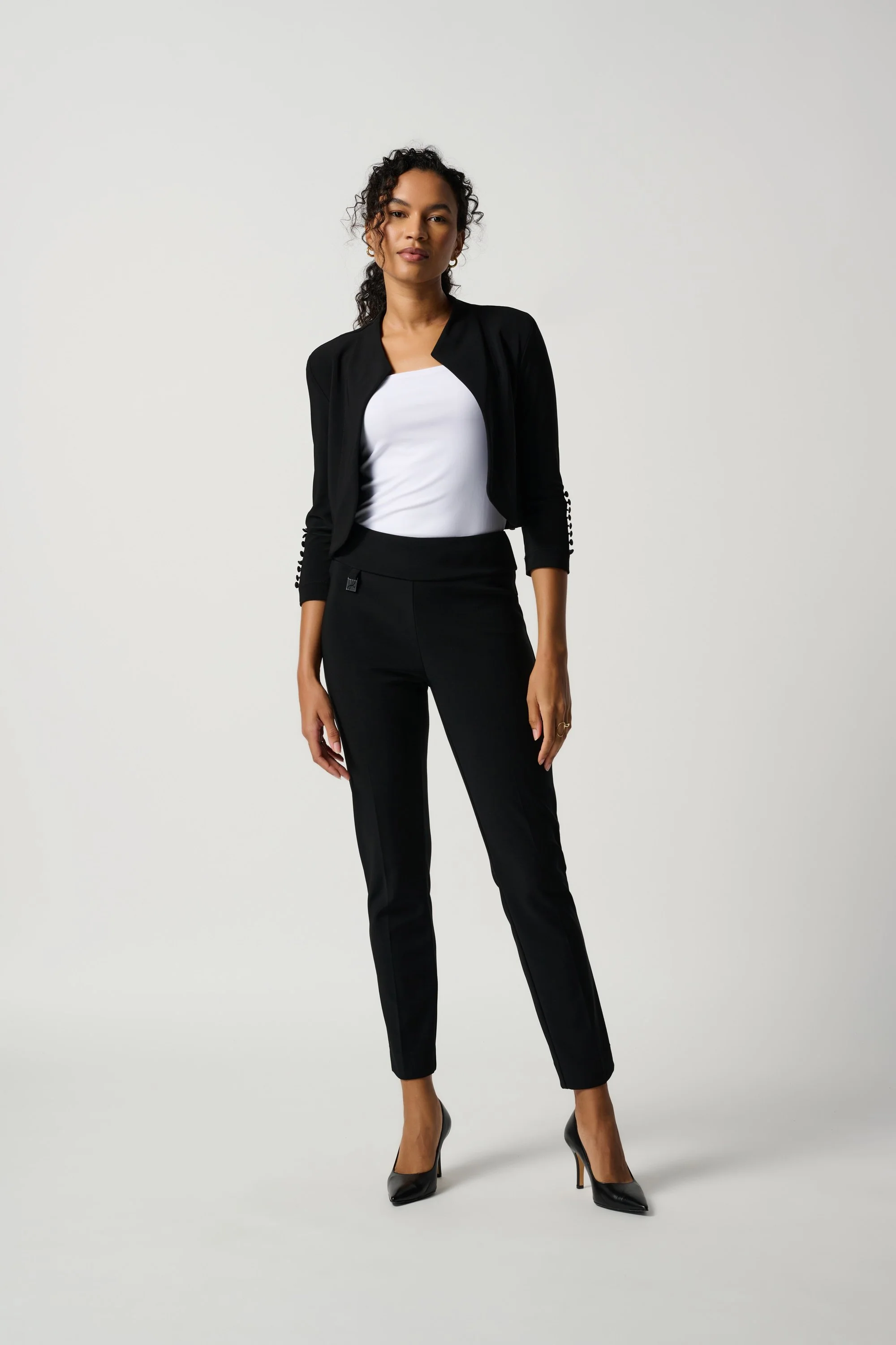 JOSEPH RIBKOFF 144092NOS Classic Tailored Slim Pant - black