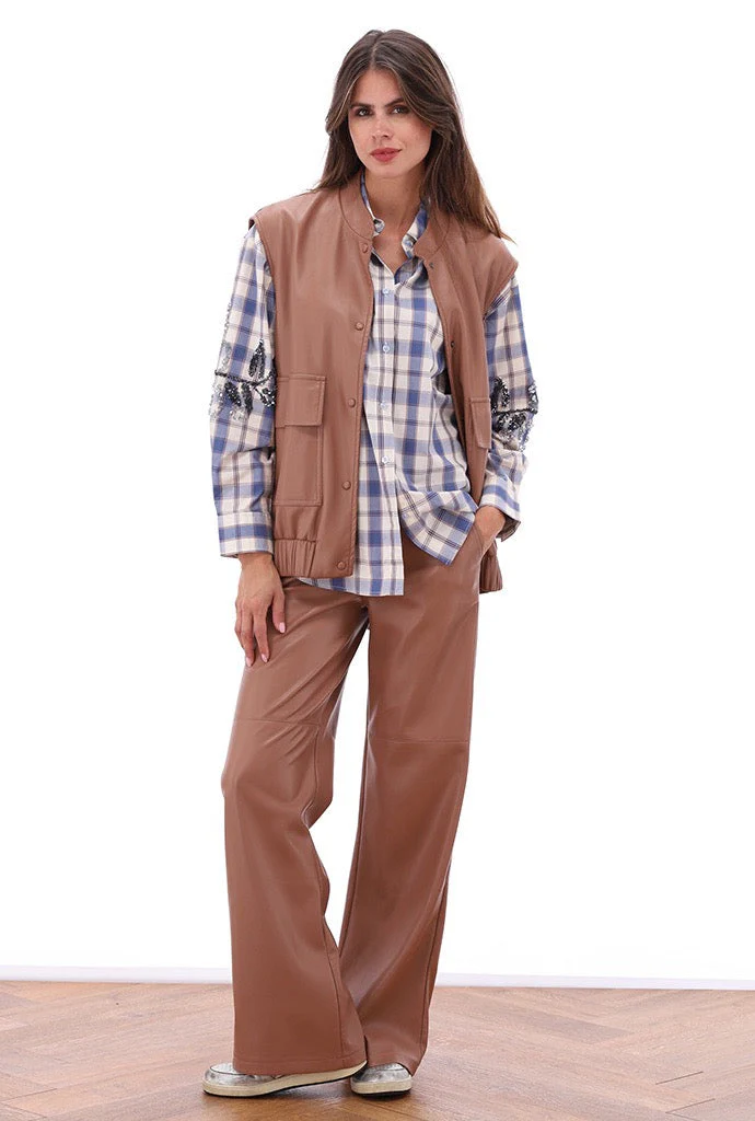 K Design Check Blouse. - Image 5