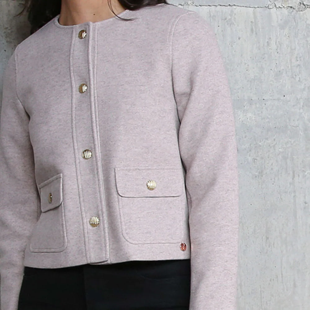 Rant & Rave Eada Jacket Pink. - Image 2