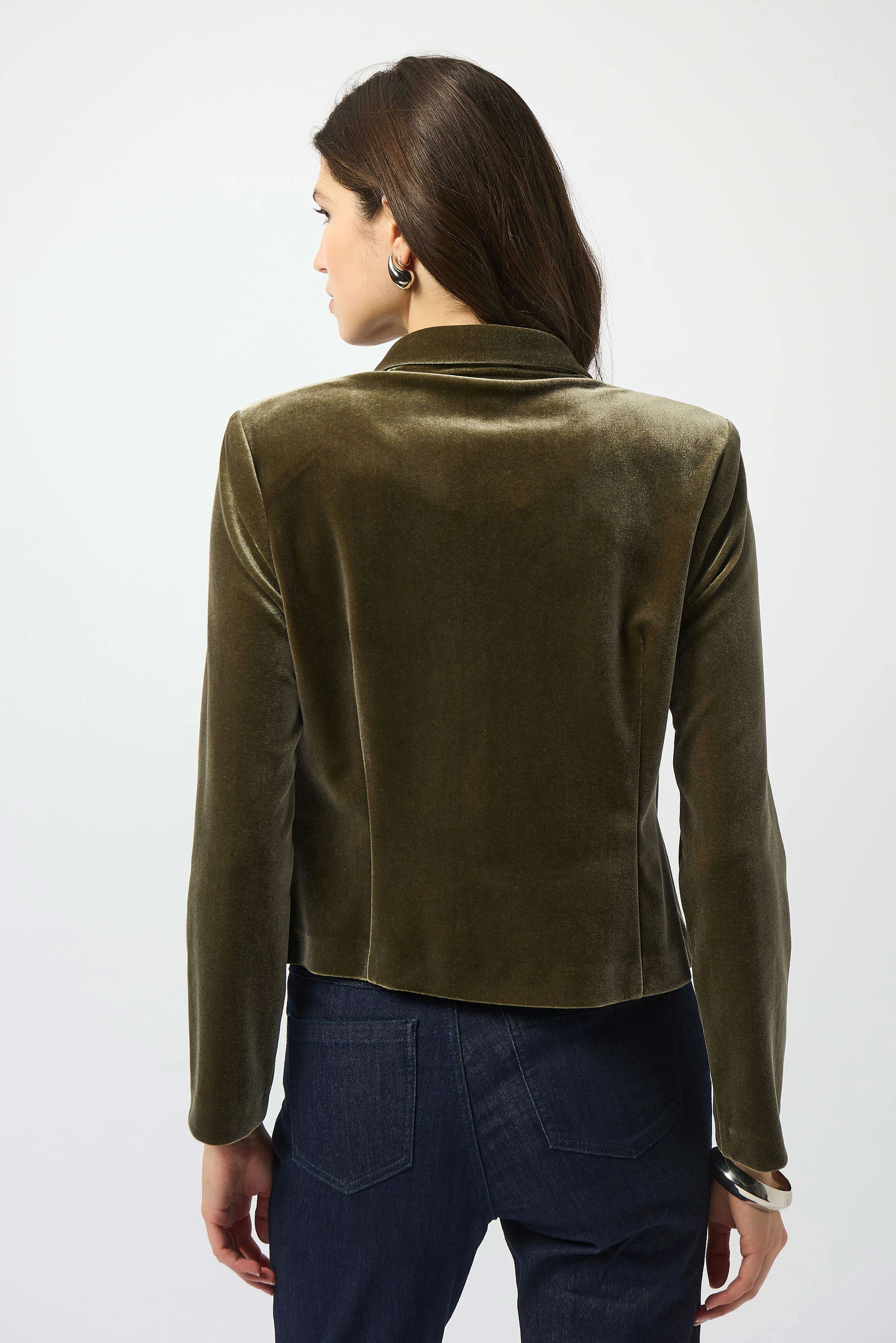 Velvet Knit Fitted Blazer
253193 - Image 2