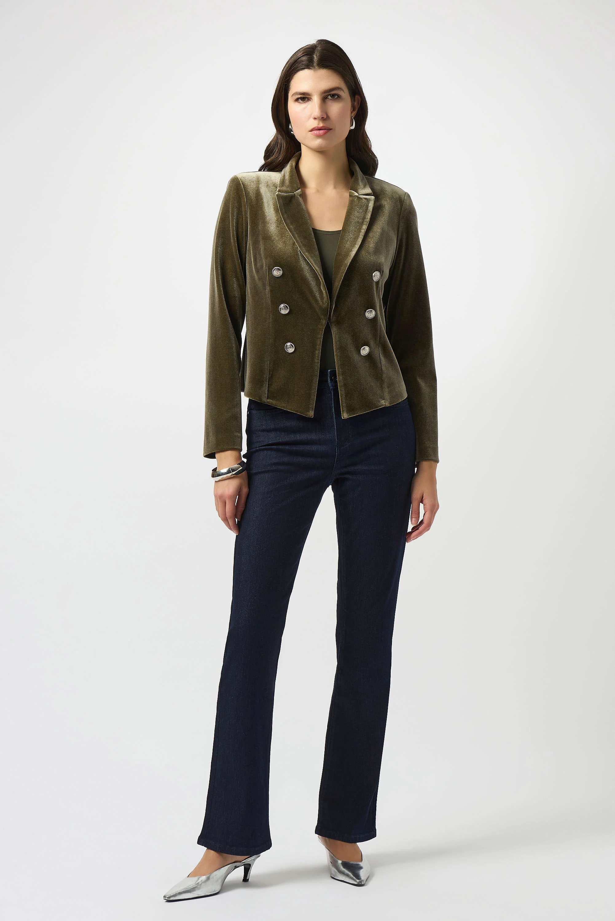 Velvet Knit Fitted Blazer
253193 - Image 4
