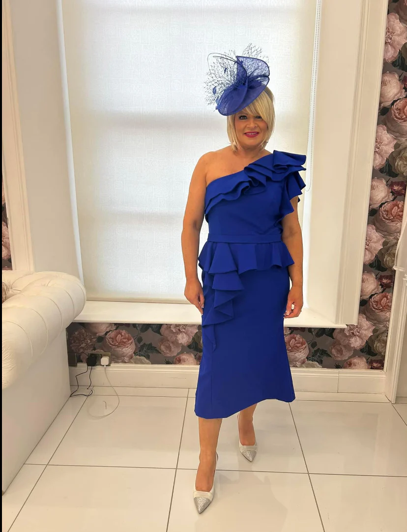 Veni Infantino royal blue dress - Image 3