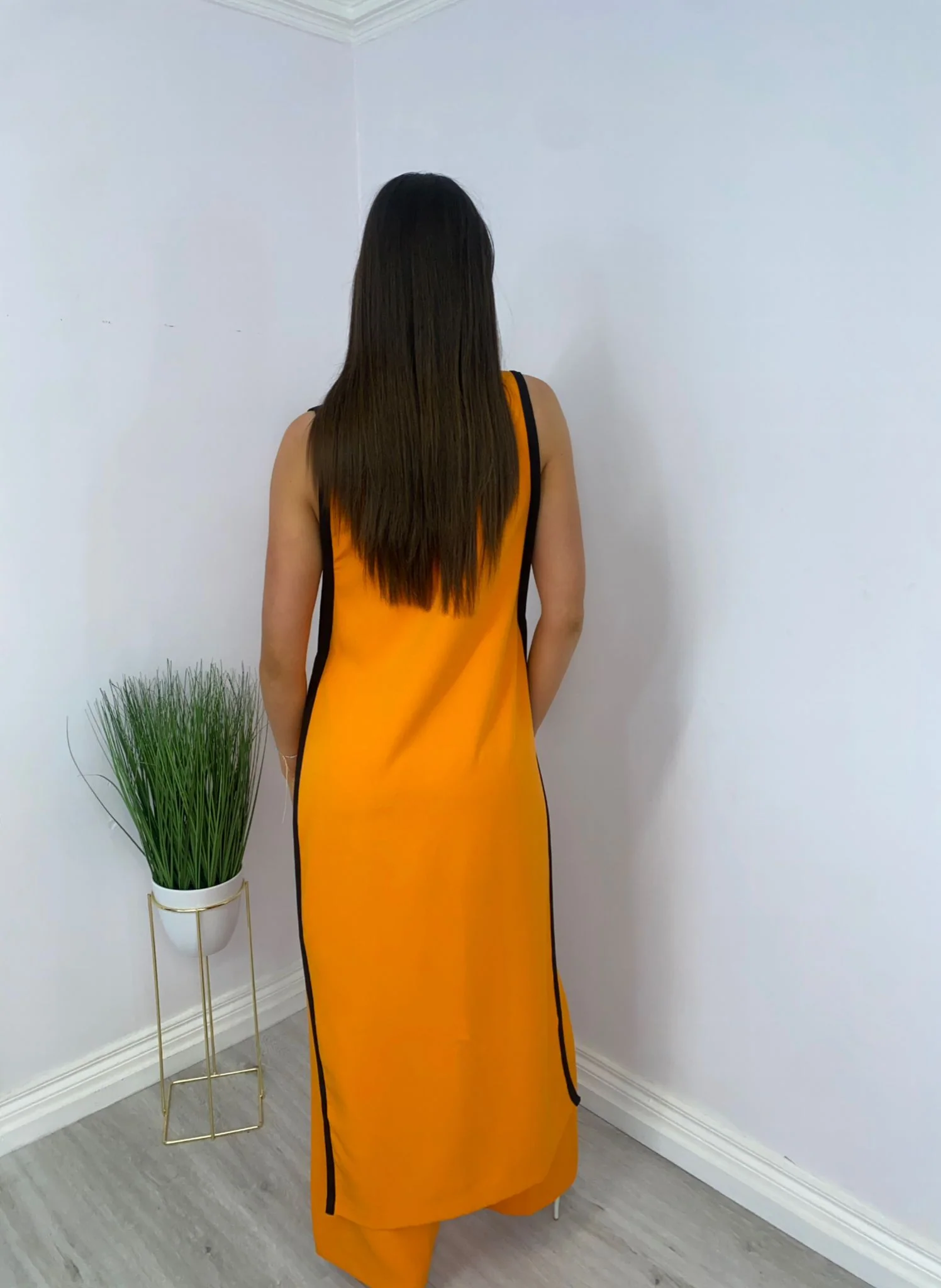 Vivianna orange tunic and trousers - Image 4