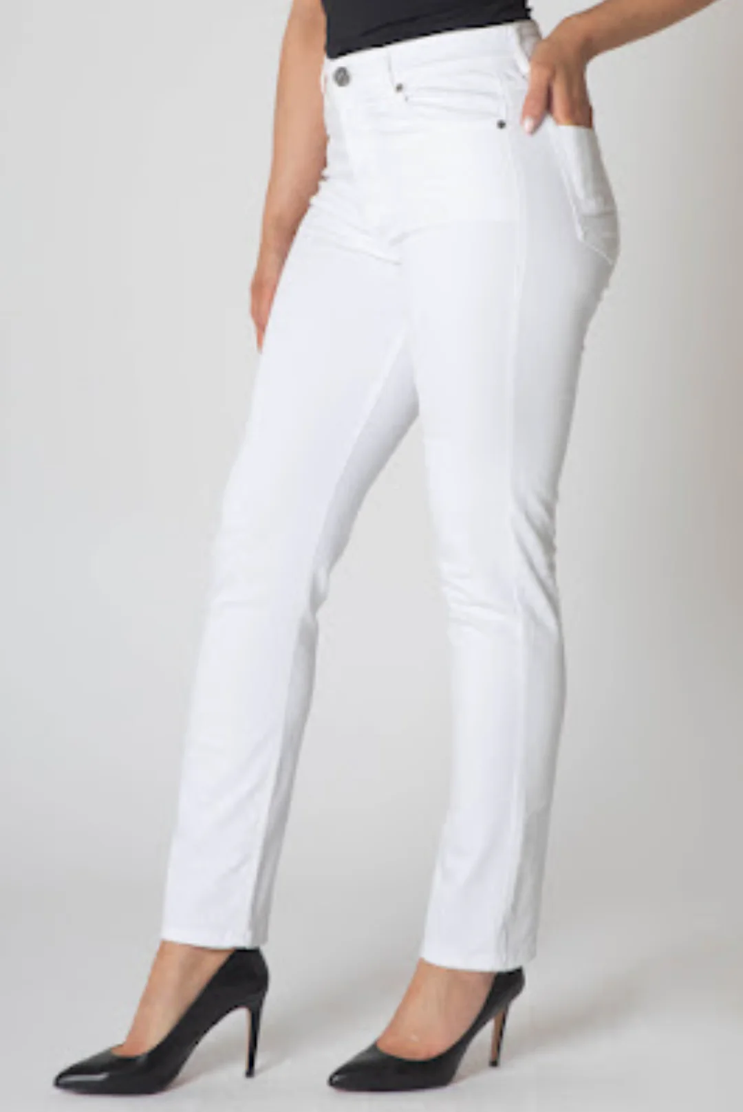 White sisolei jeans - Image 2