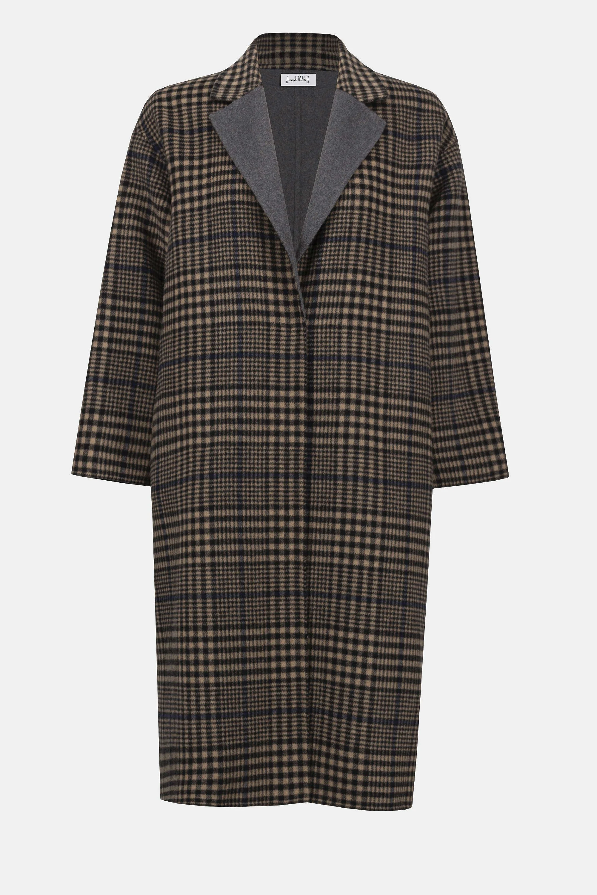 Wool Blend Plaid Double-Faced Coat
253946 - Image 5