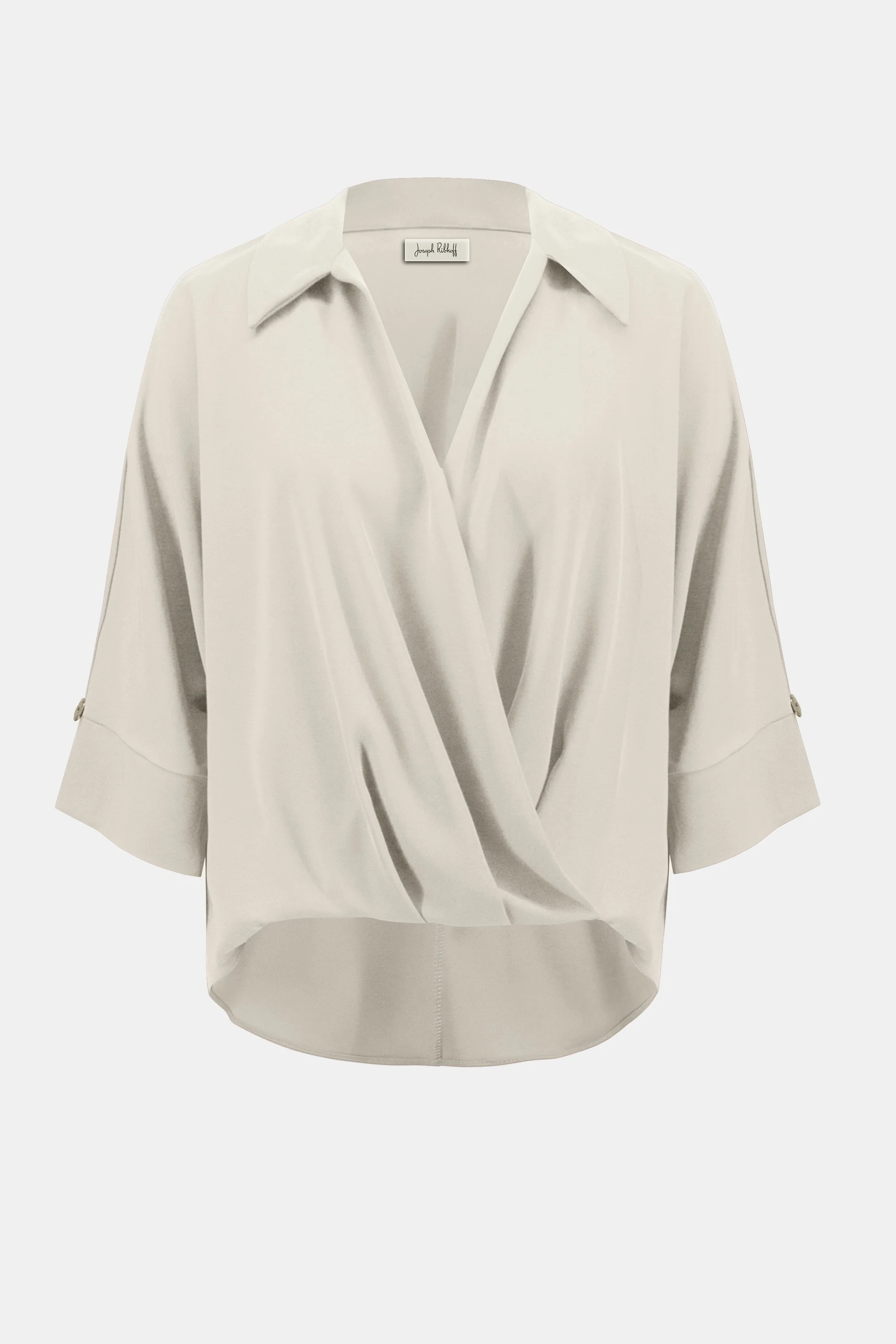 Woven Twill Boxy Wrap Top
254031 - Image 6