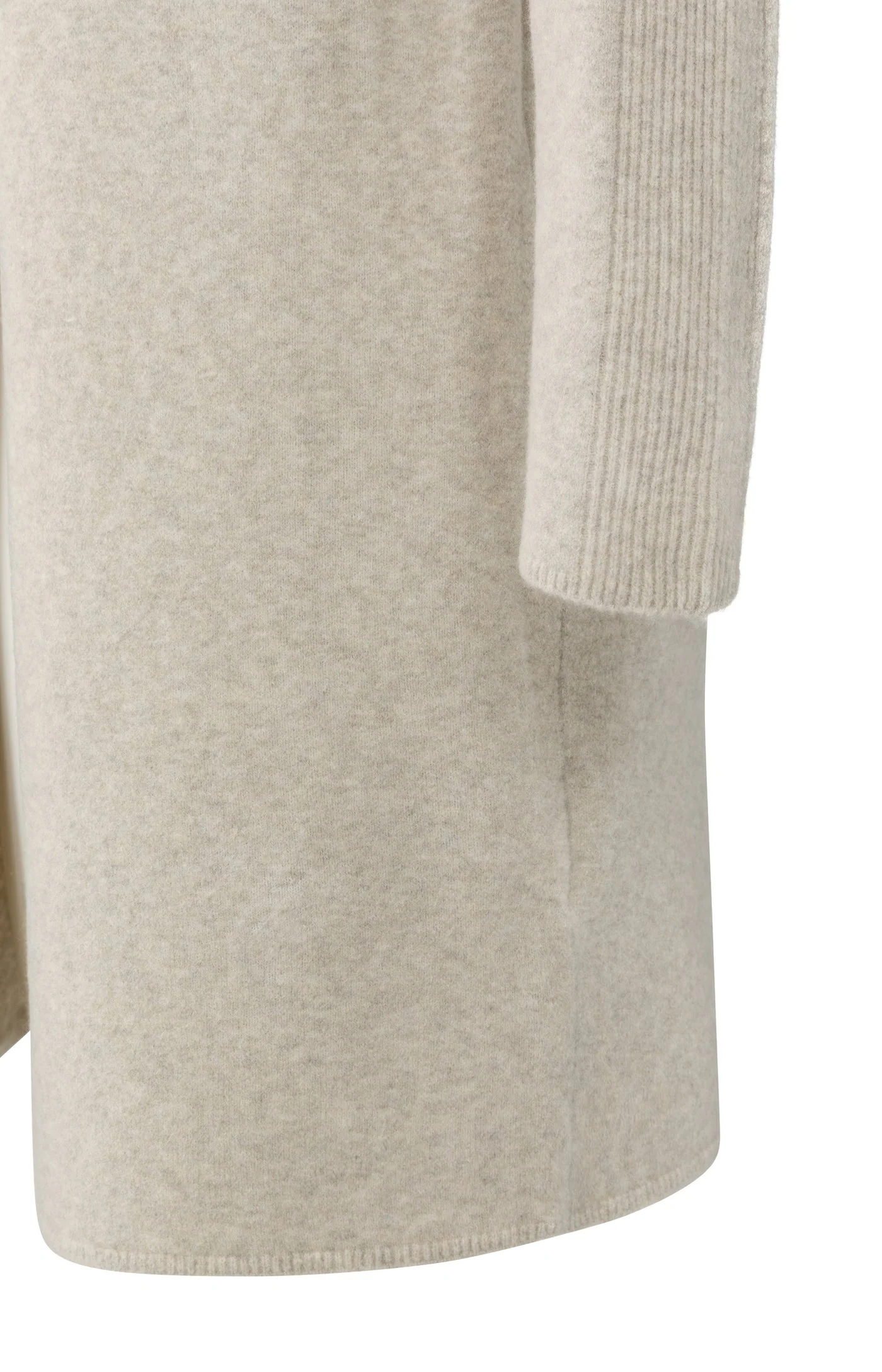 YAYA long cardigan with cable-knit gilet layer - Image 10
