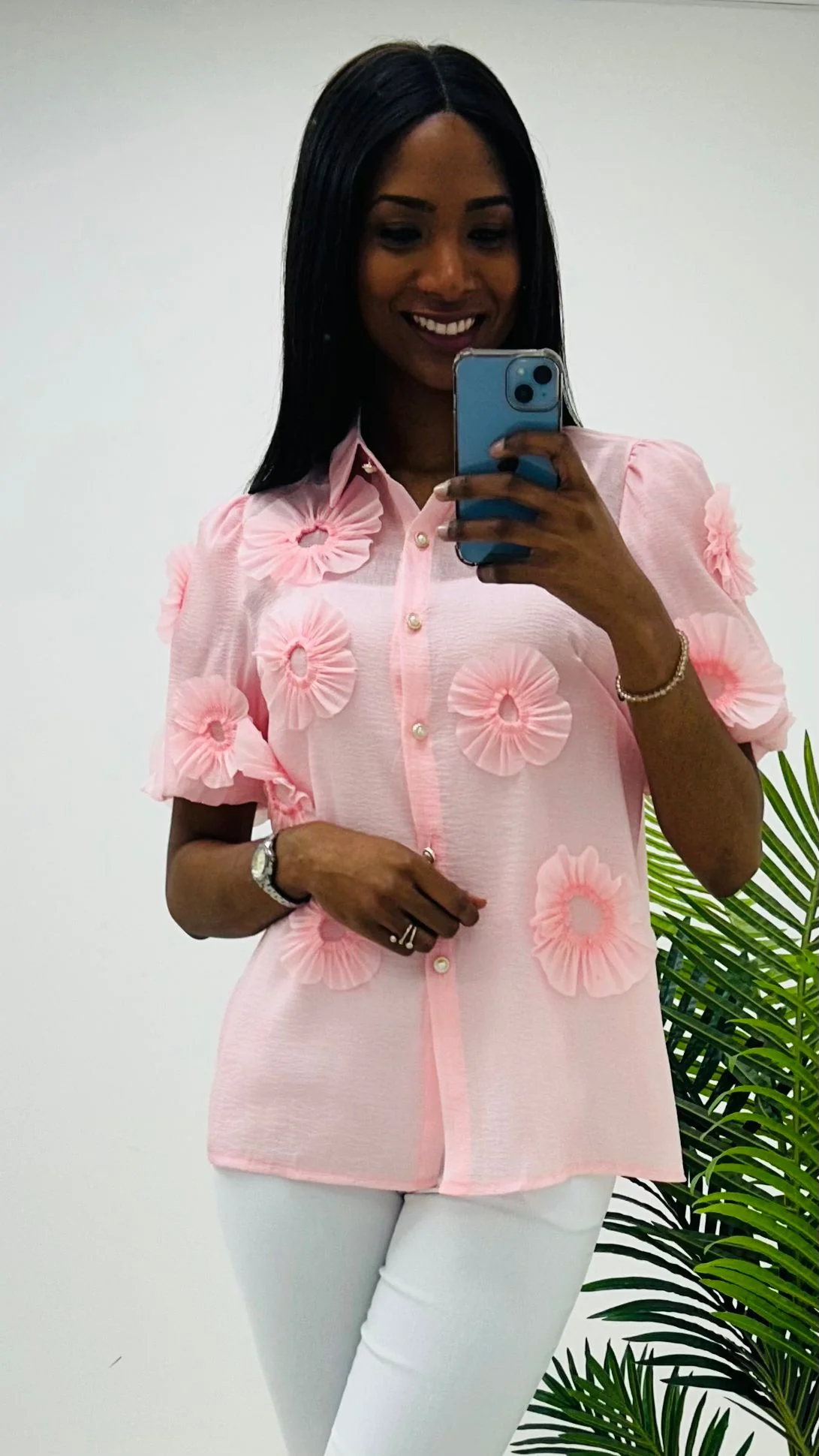 Zen pink blouse - Image 2