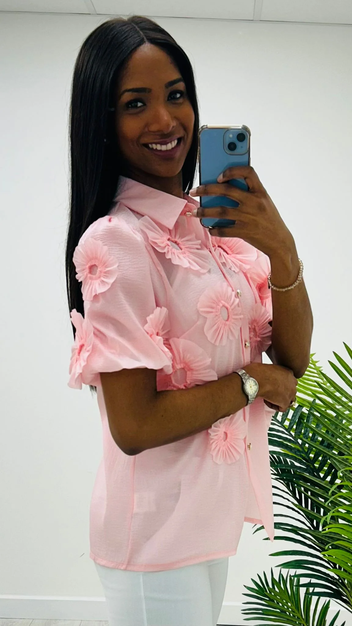 Zen pink blouse - Image 3