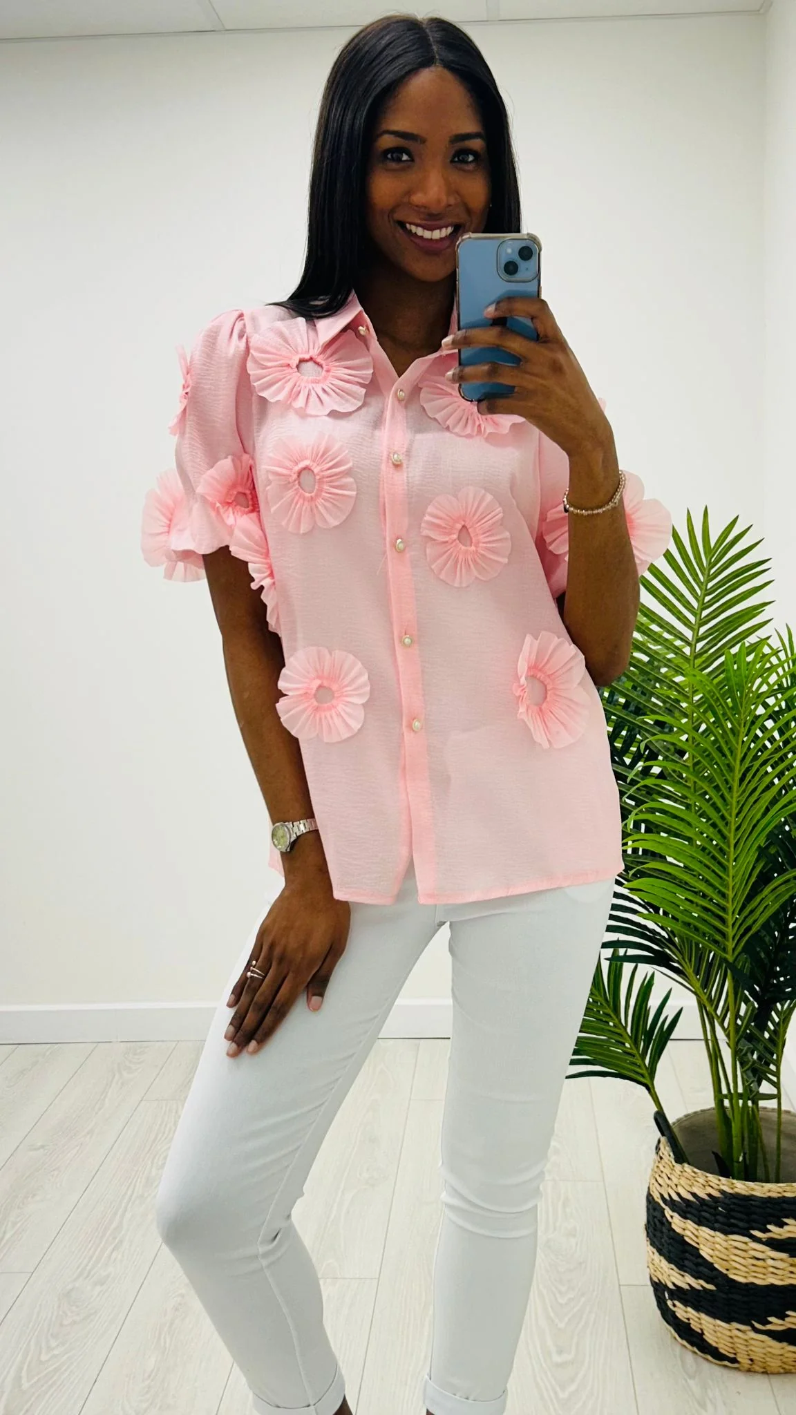 Zen pink blouse - Image 5