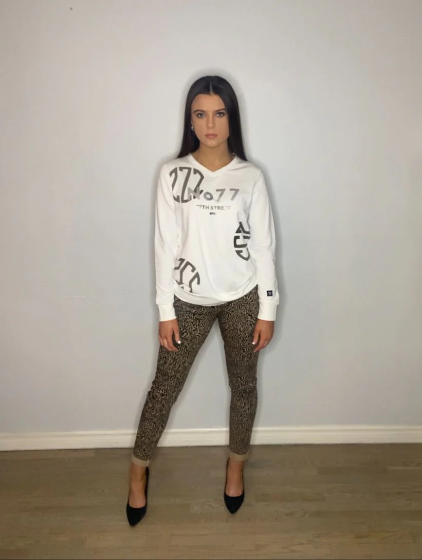 Zoso animal print trousers