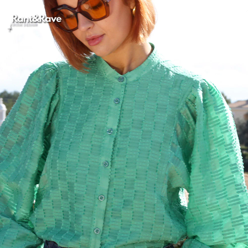 Zuri Blouse Green - Image 2